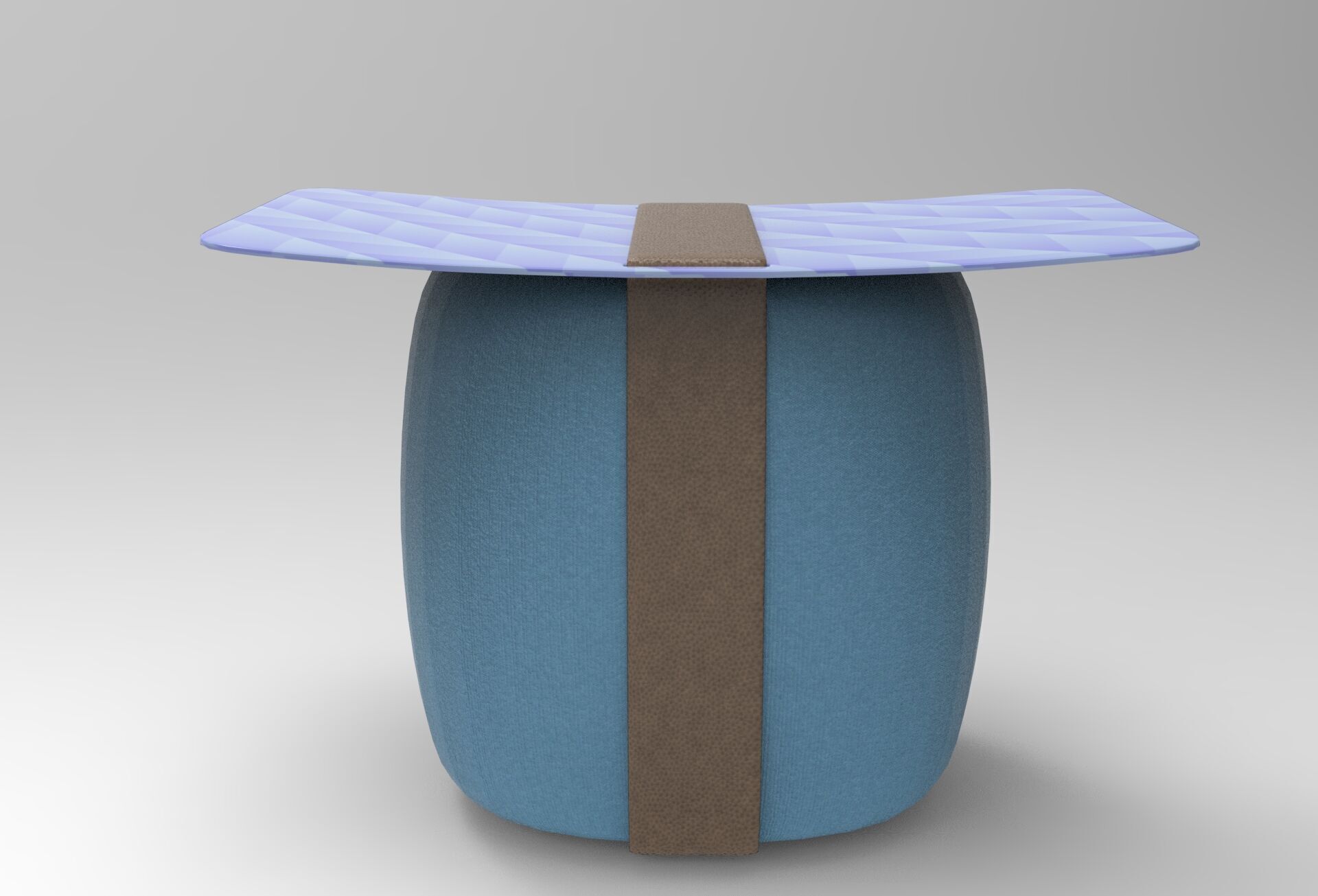 Muuq Stool Low-poly 3D model_4