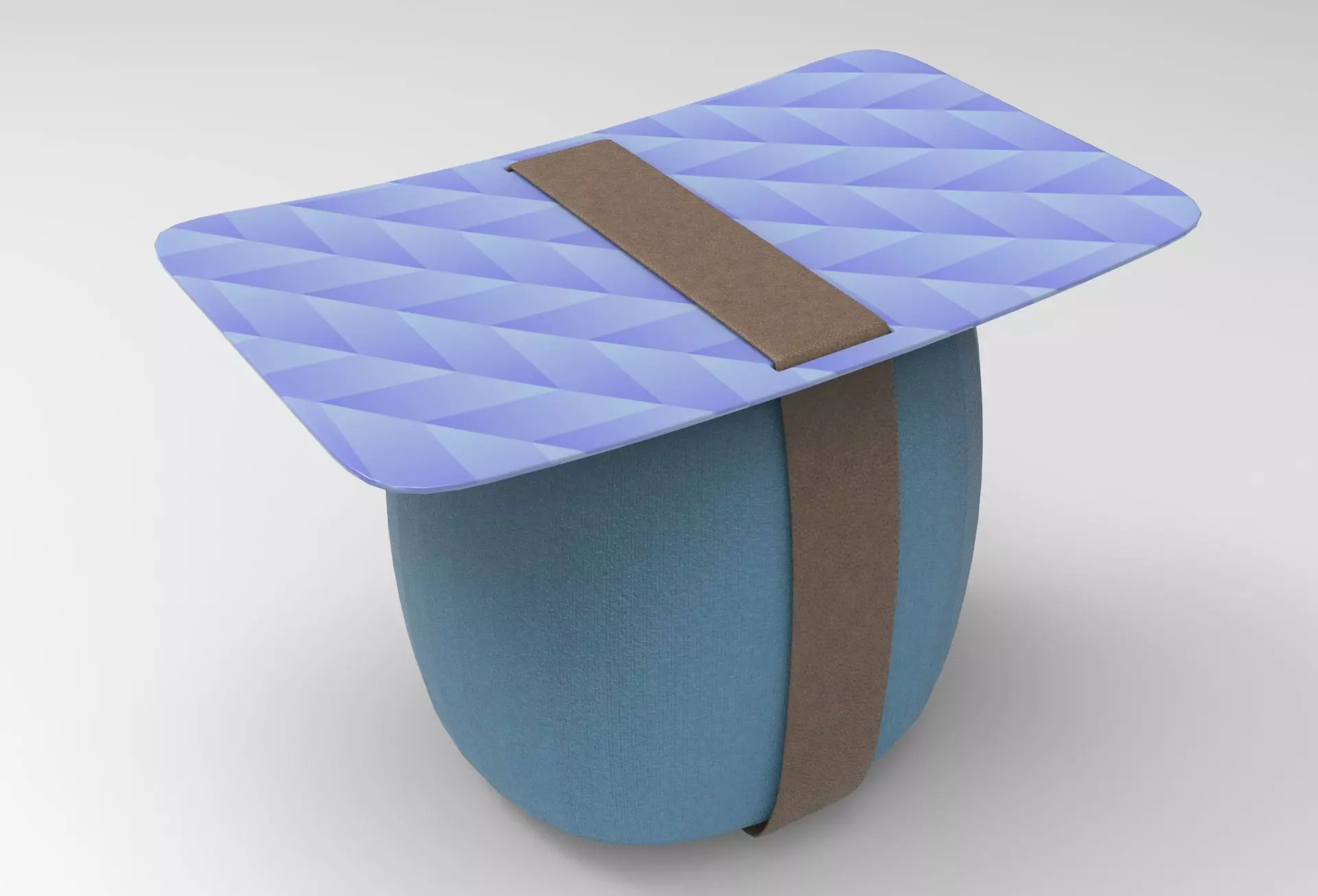 Muuq Stool Low-poly 3D model_0