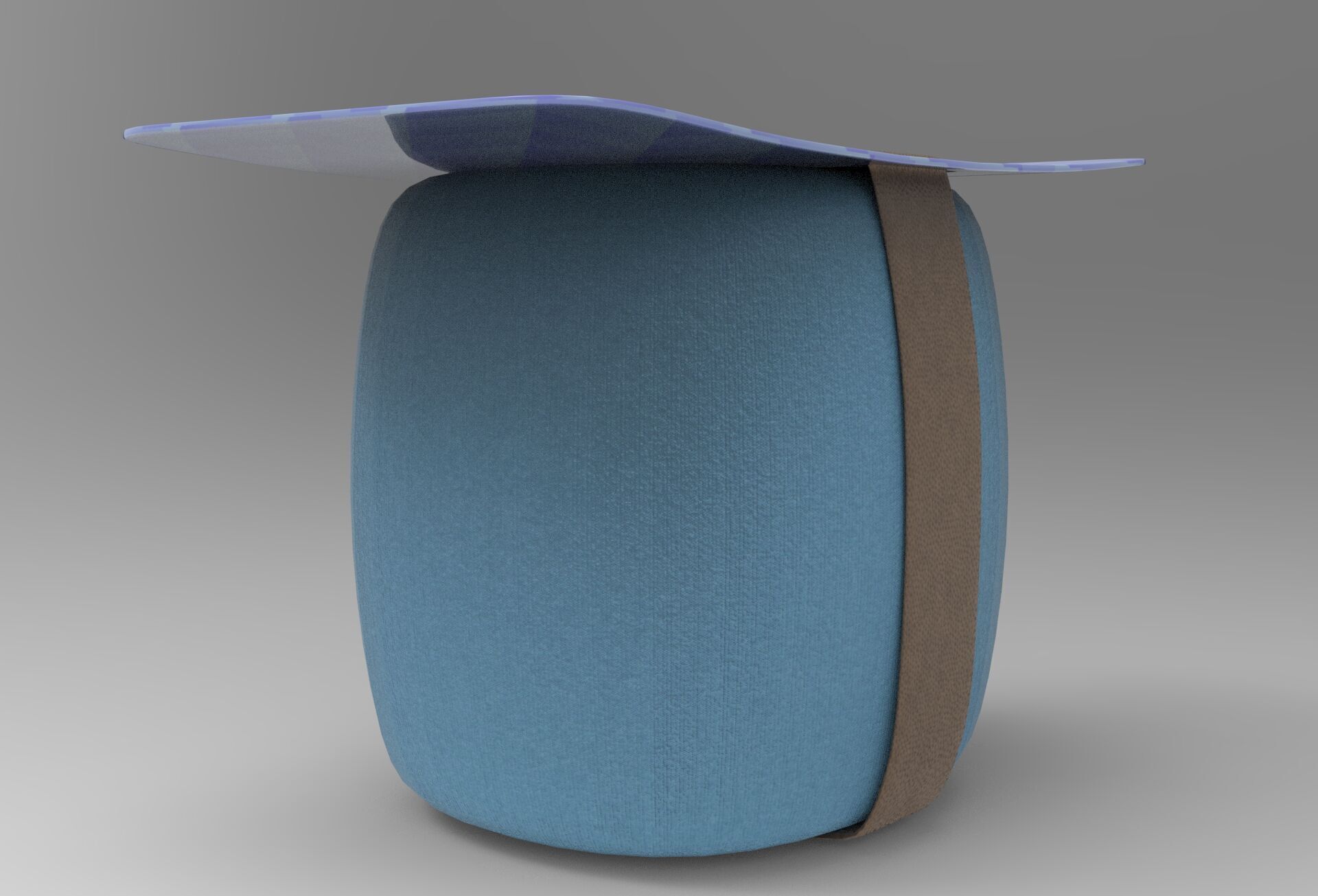 Muuq Stool Low-poly 3D model_1