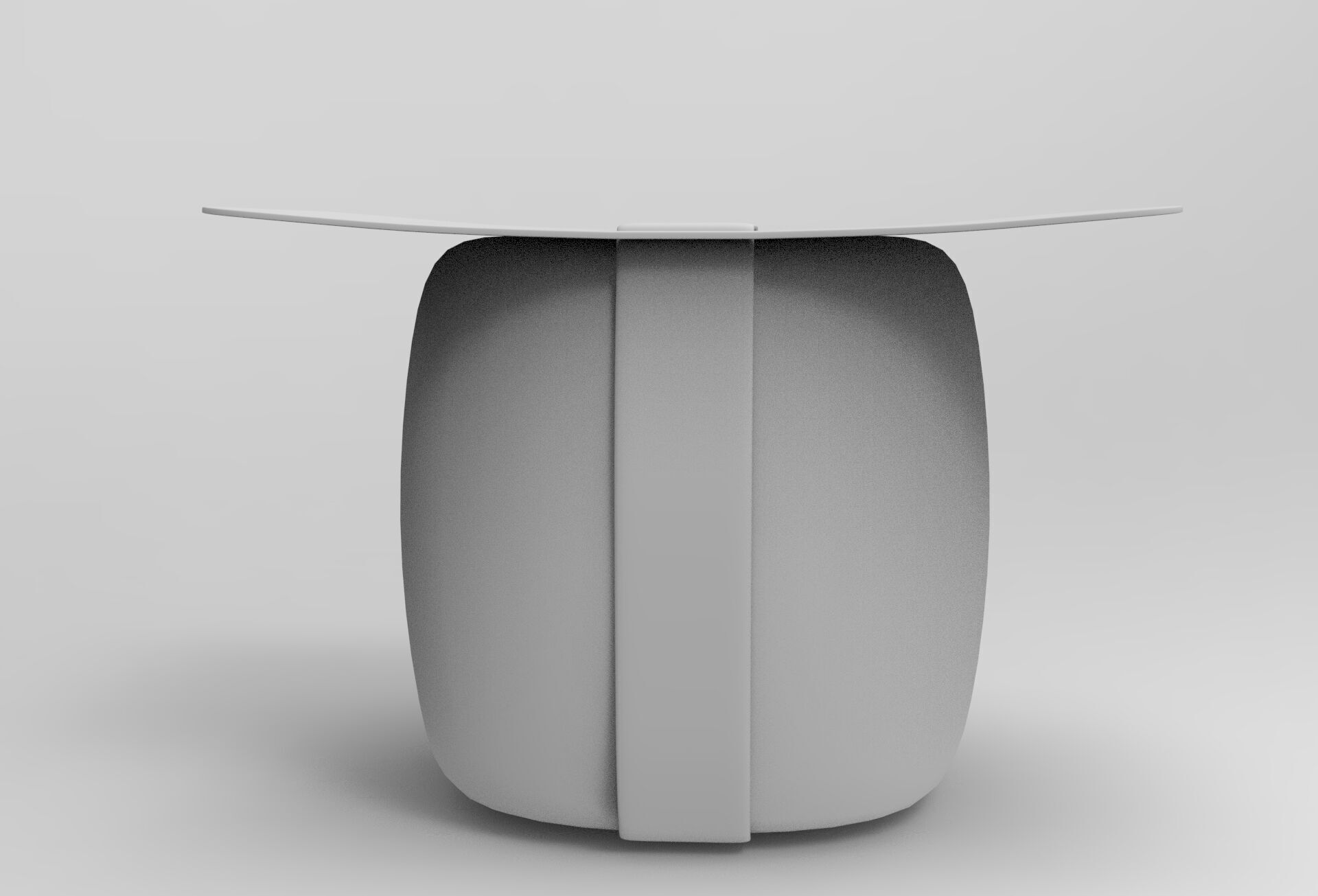 Muuq Stool Low-poly 3D model_8