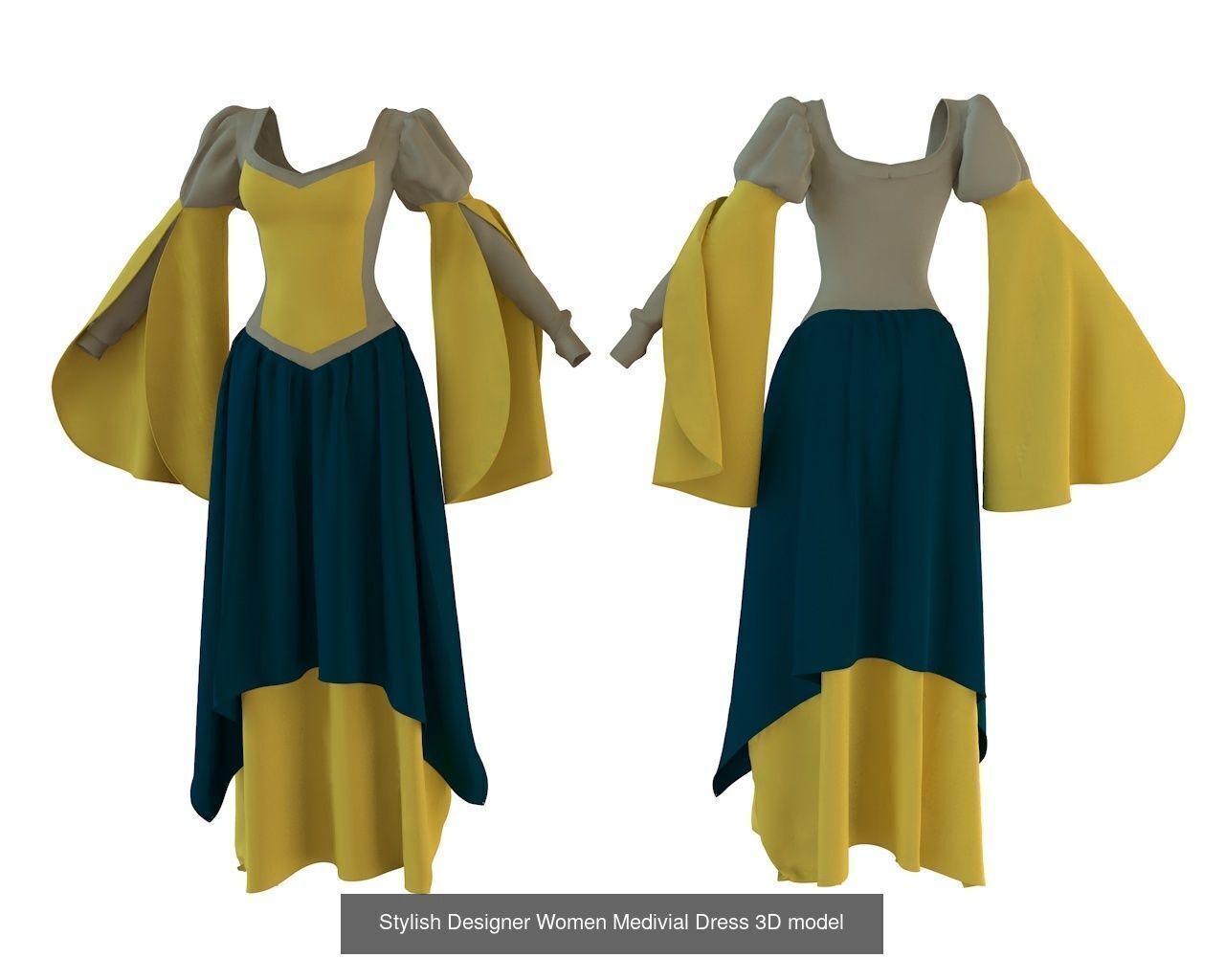 Collection of 52 Female Dresses Costumes for Femals _68