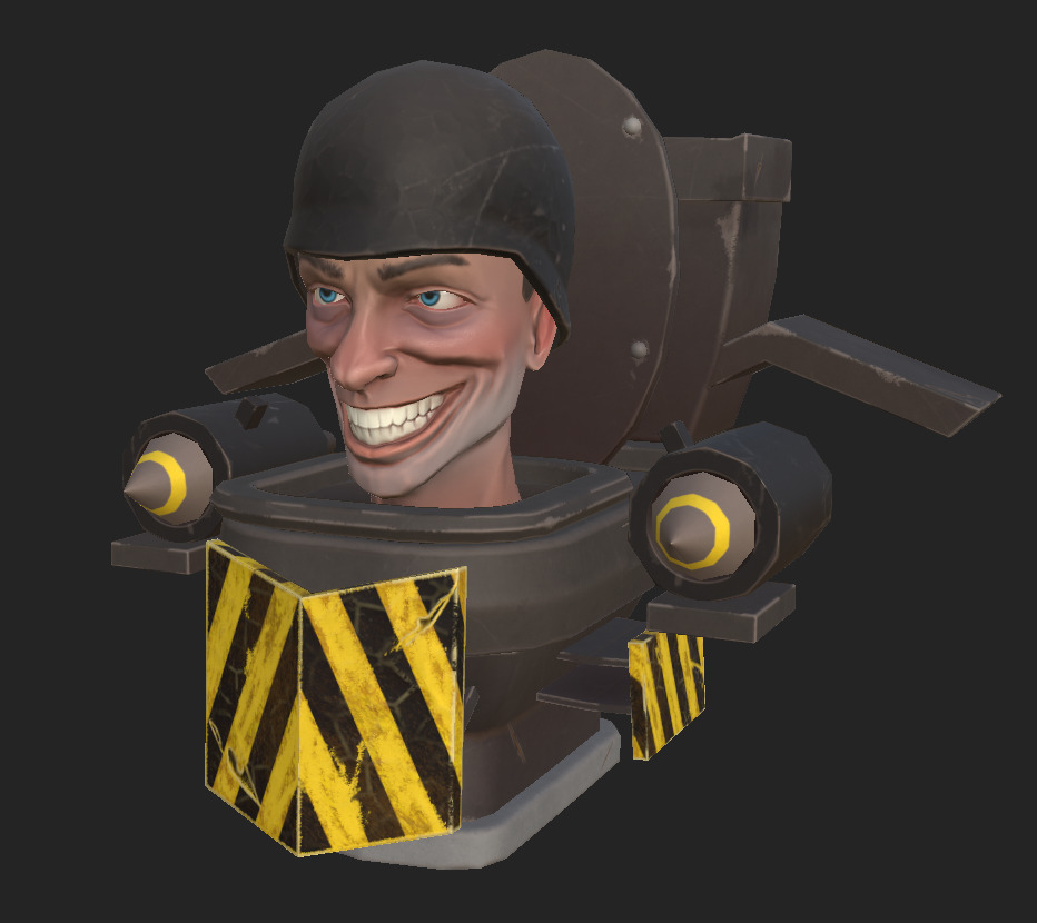 Skibidi Toilet 3D Model Pack 11 Characters  Low-poly 3D model_7