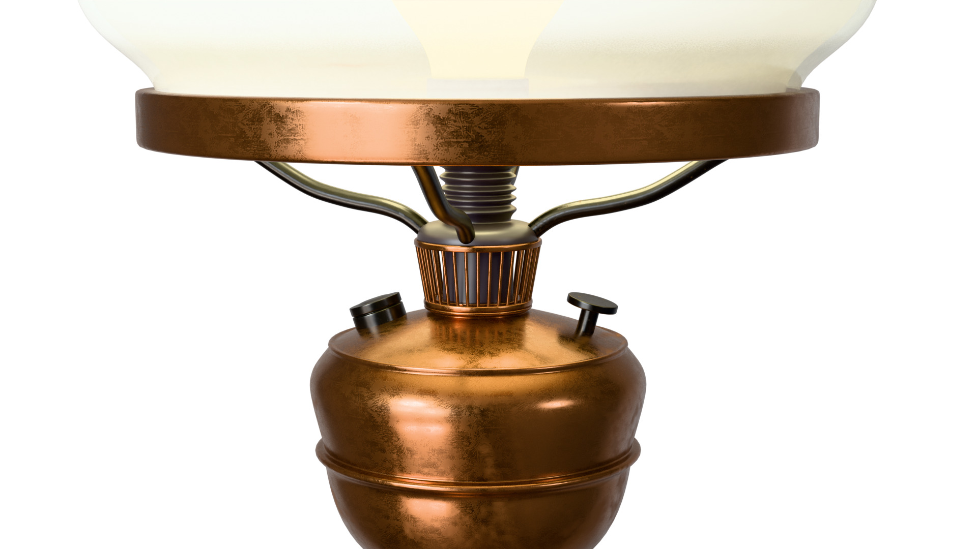 Classic-style desk lamp 3D model_3