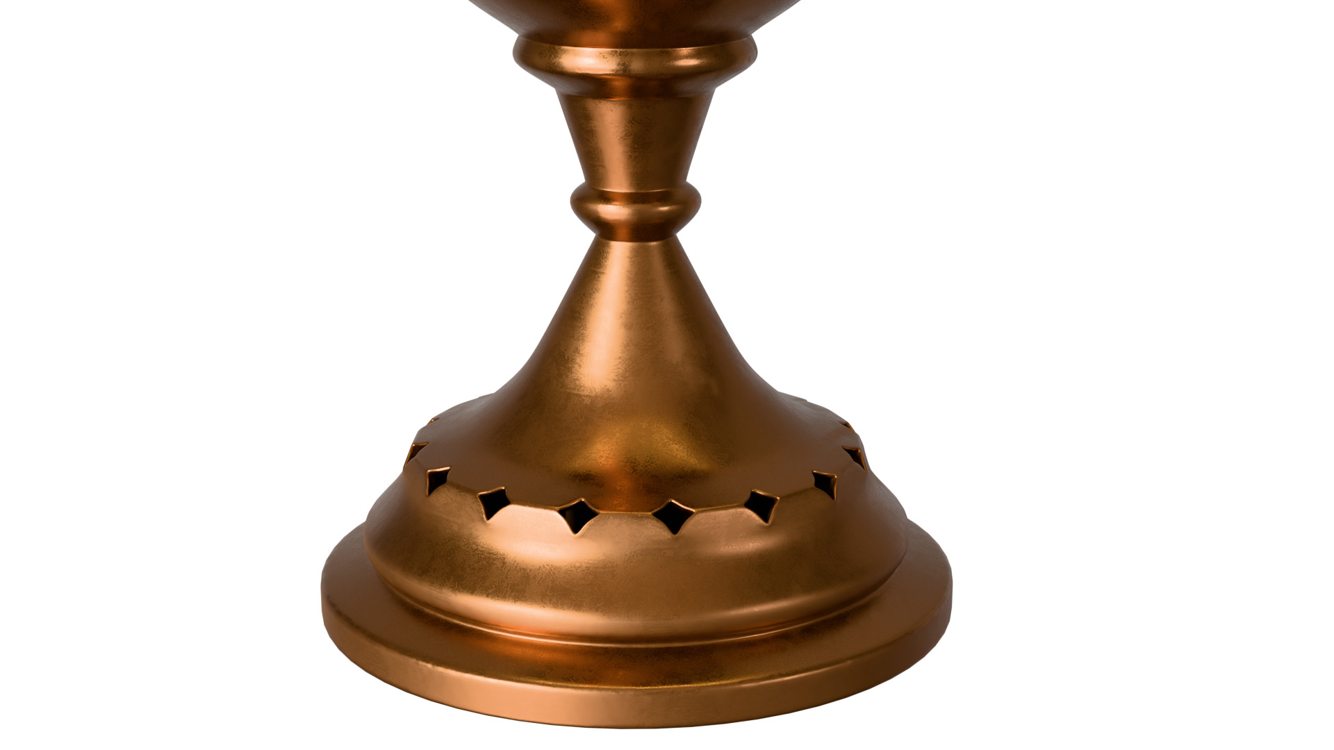 Classic-style desk lamp 3D model_4