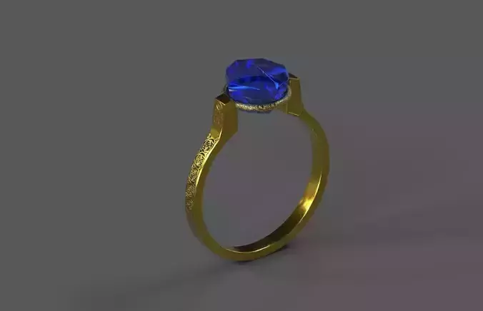 High-Quality 3D Ring Model