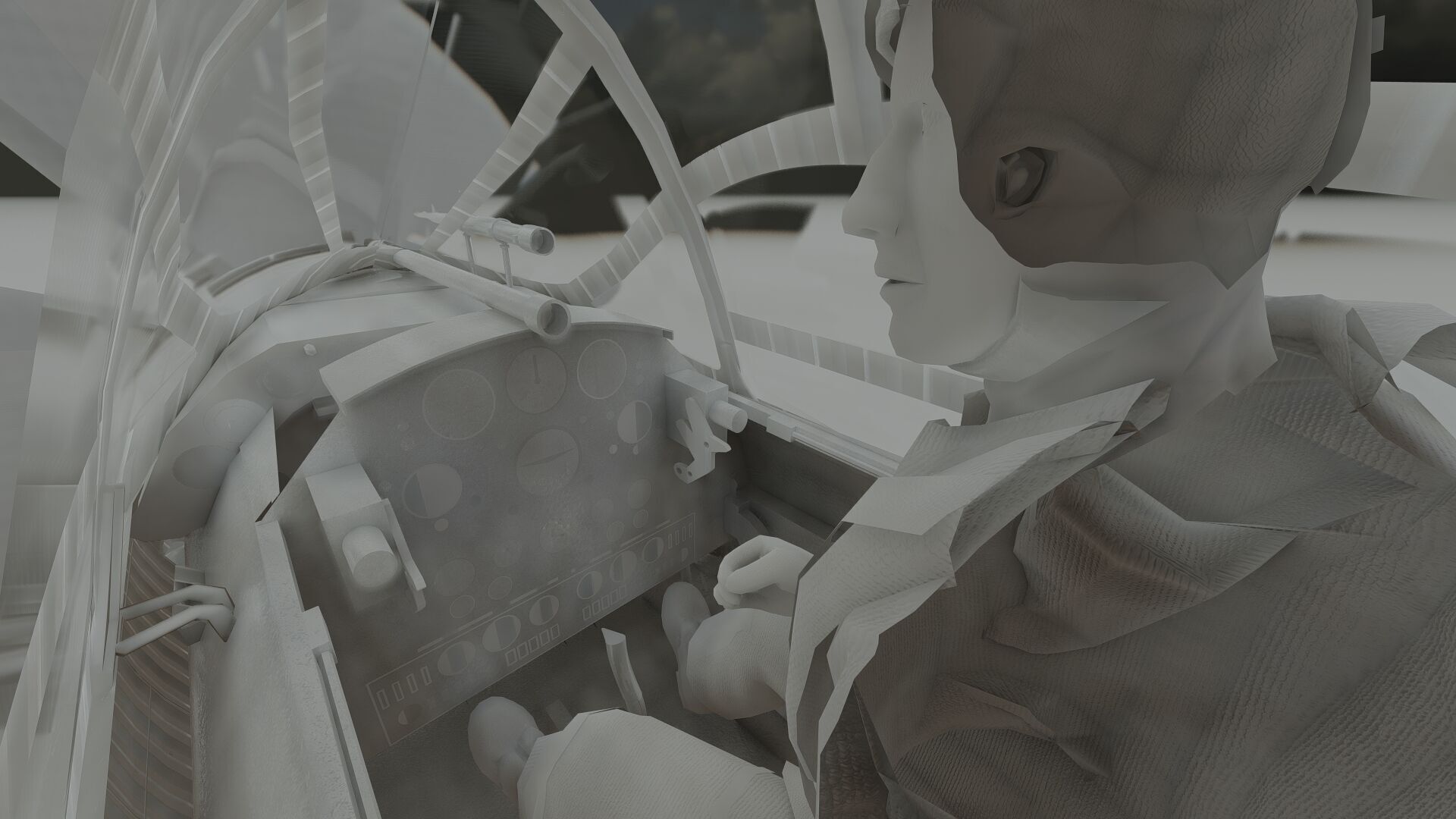 Douglas SBD Dauntless 3D model_35