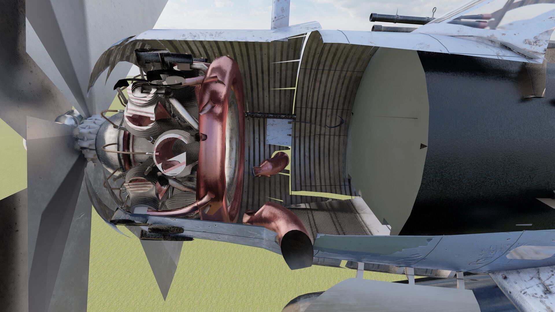 Douglas SBD Dauntless 3D model_26