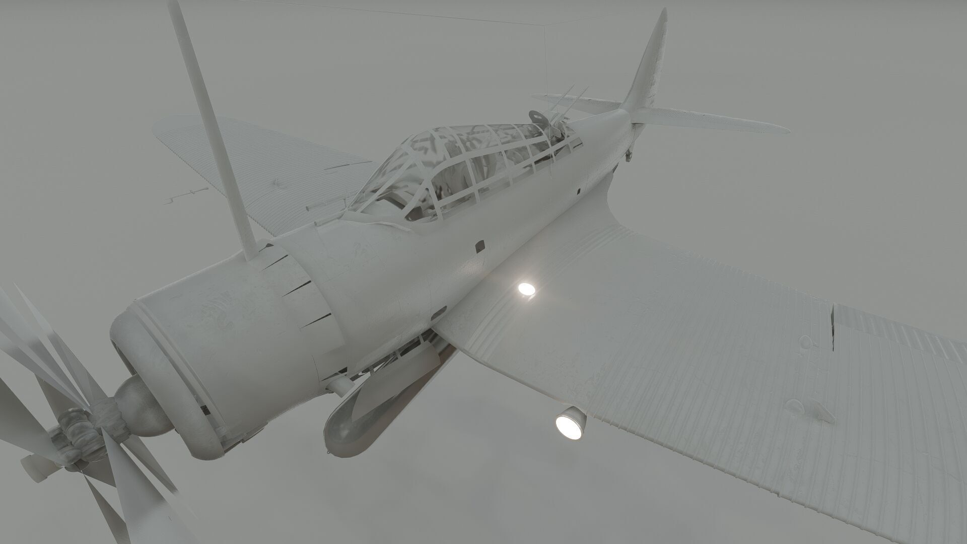 Douglas SBD Dauntless 3D model_32