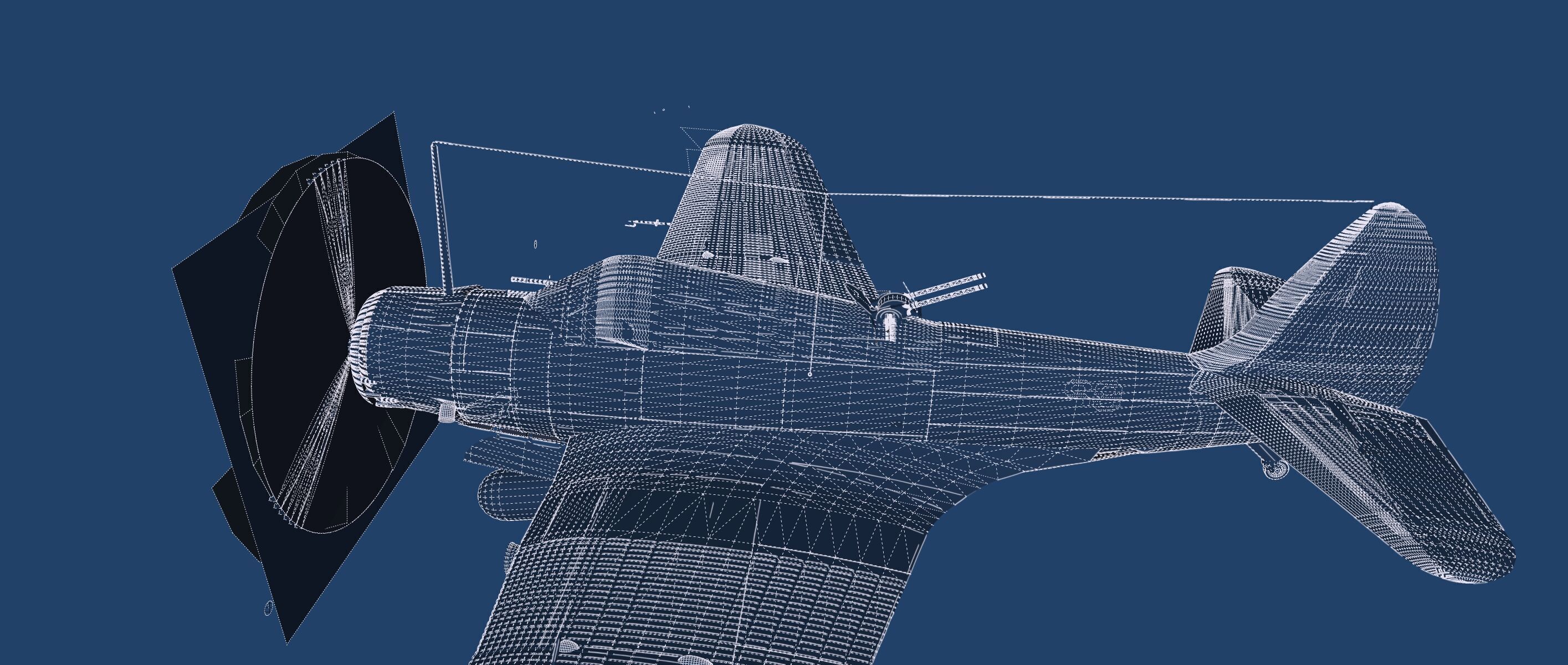 Douglas SBD Dauntless 3D model_45