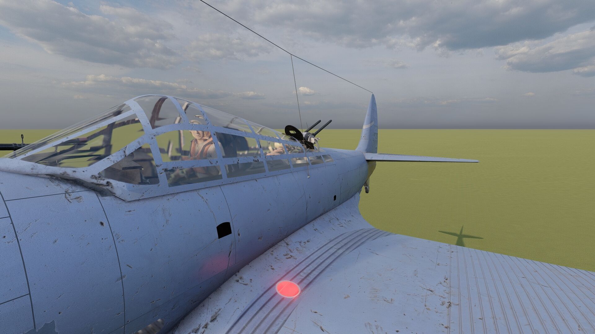Douglas SBD Dauntless 3D model_19