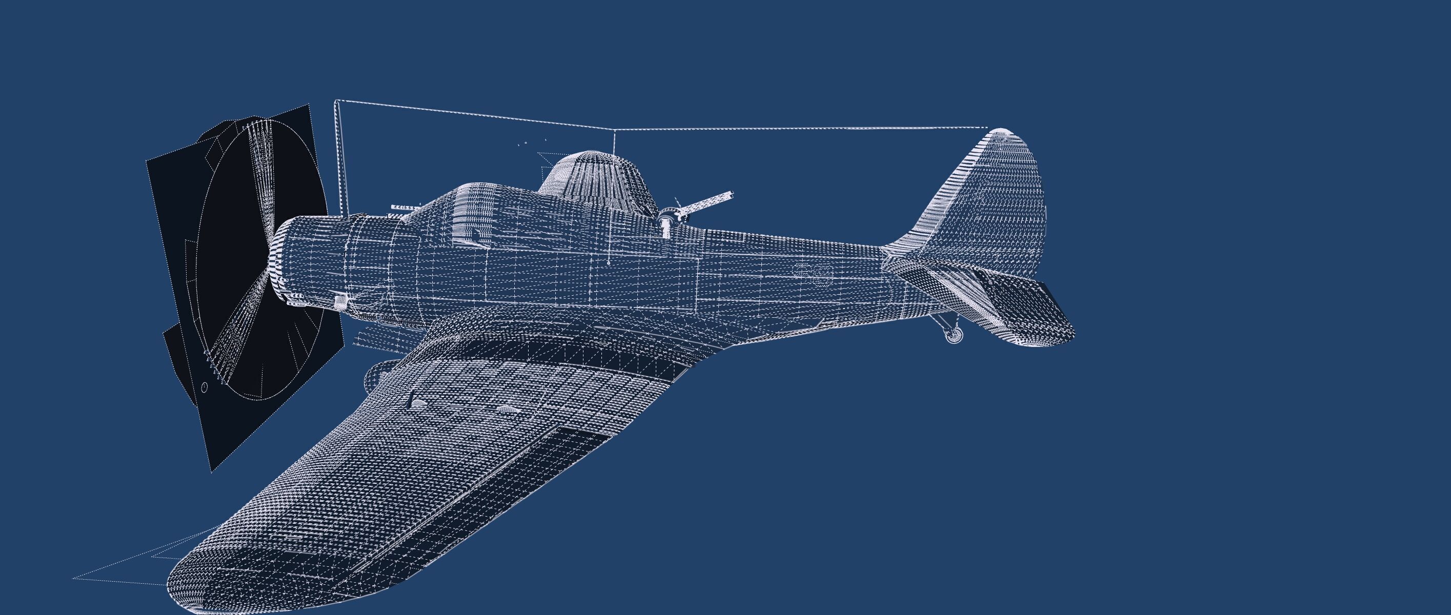 Douglas SBD Dauntless 3D model_42