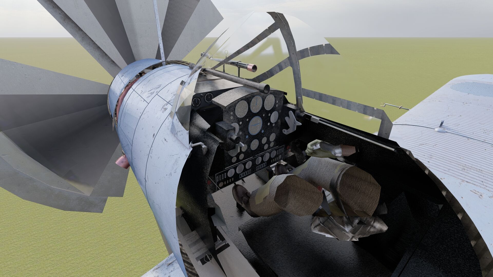 Douglas SBD Dauntless 3D model_28