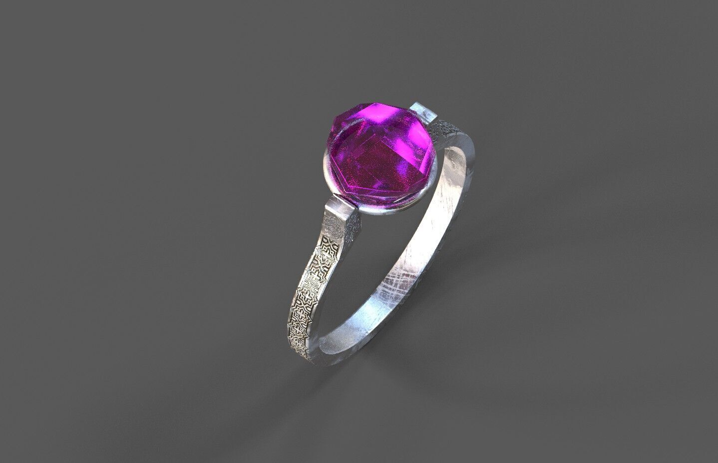High-Quality 3D Ring Model Pack 4 Low-poly 3D model_10