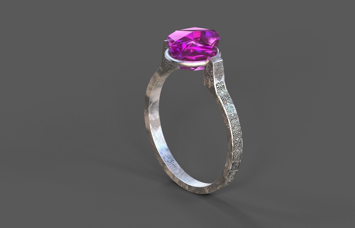 High-Quality 3D Ring Model Pack 4 Low-poly 3D model_8