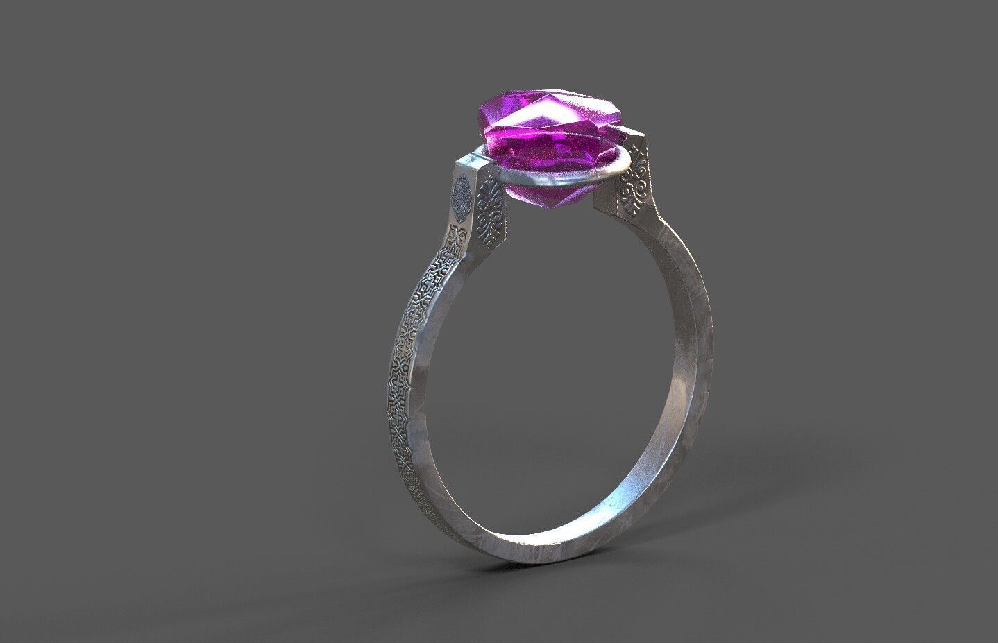 High-Quality 3D Ring Model Pack 4 Low-poly 3D model_6