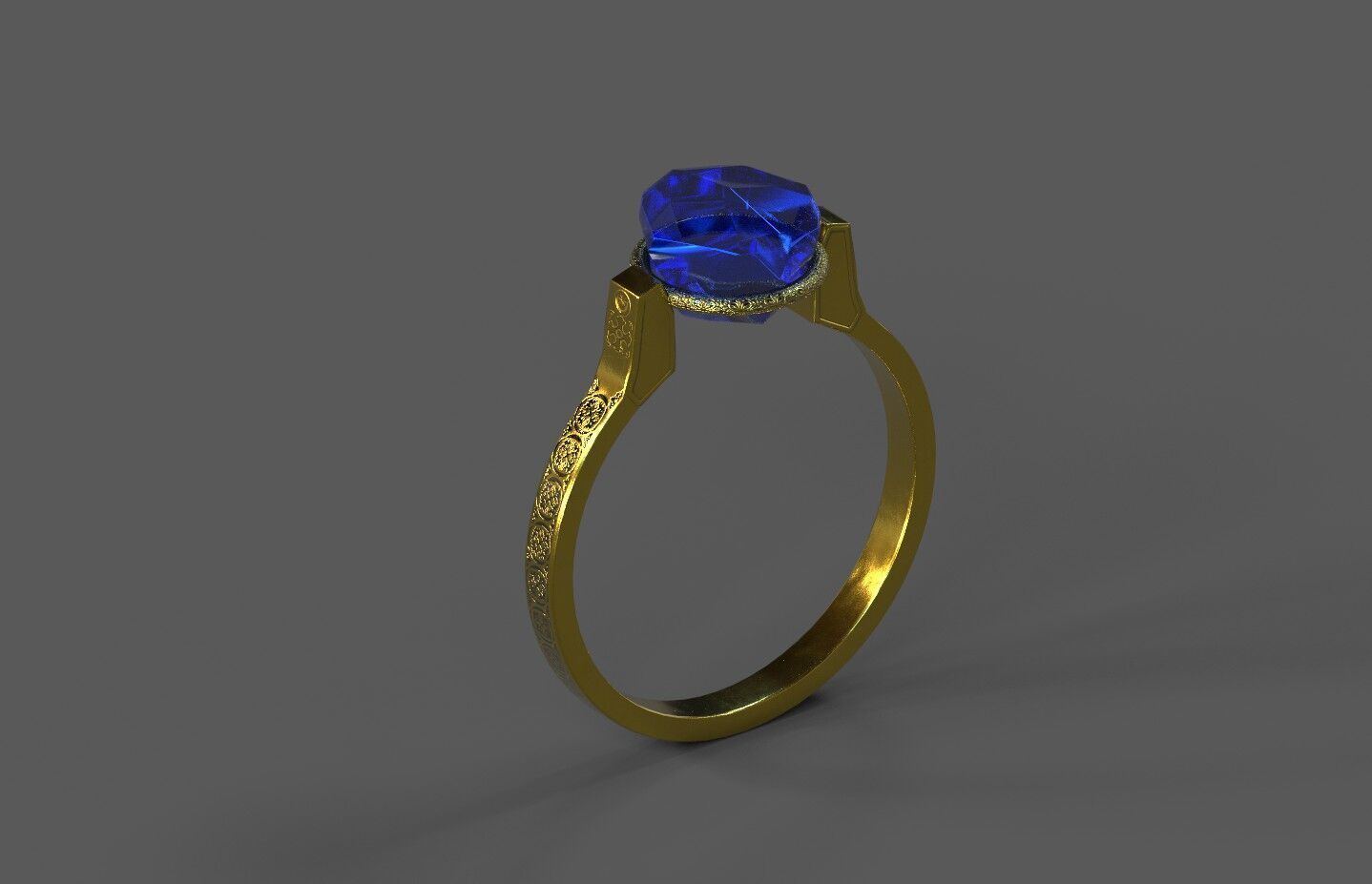 High-Quality 3D Ring Model Pack 4 Low-poly 3D model_16
