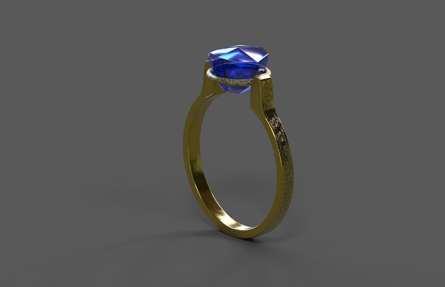 High-Quality 3D Ring Model Pack 4 Low-poly 3D model_18