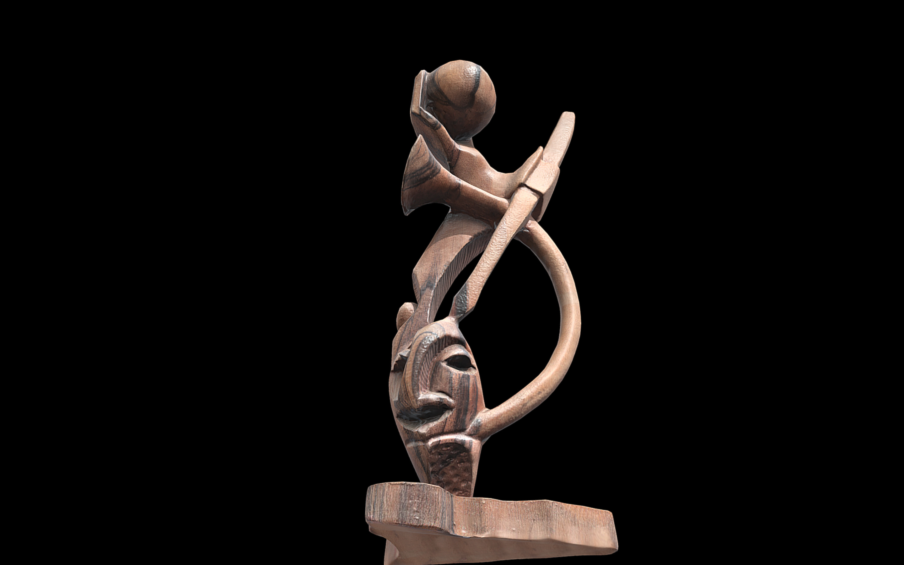 Agony of Truth Low-poly 3D model_5