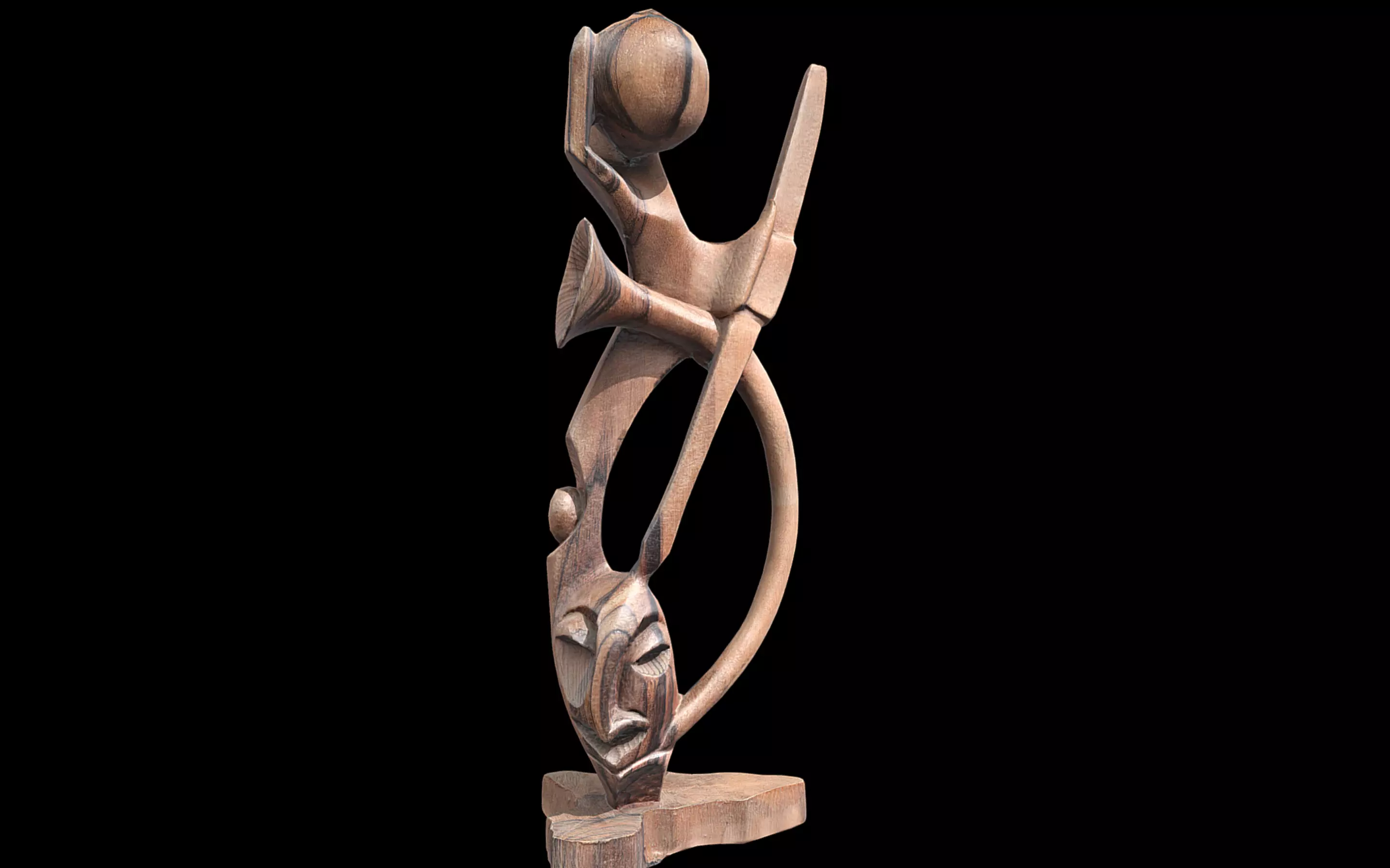 Agony of Truth Low-poly 3D model_0