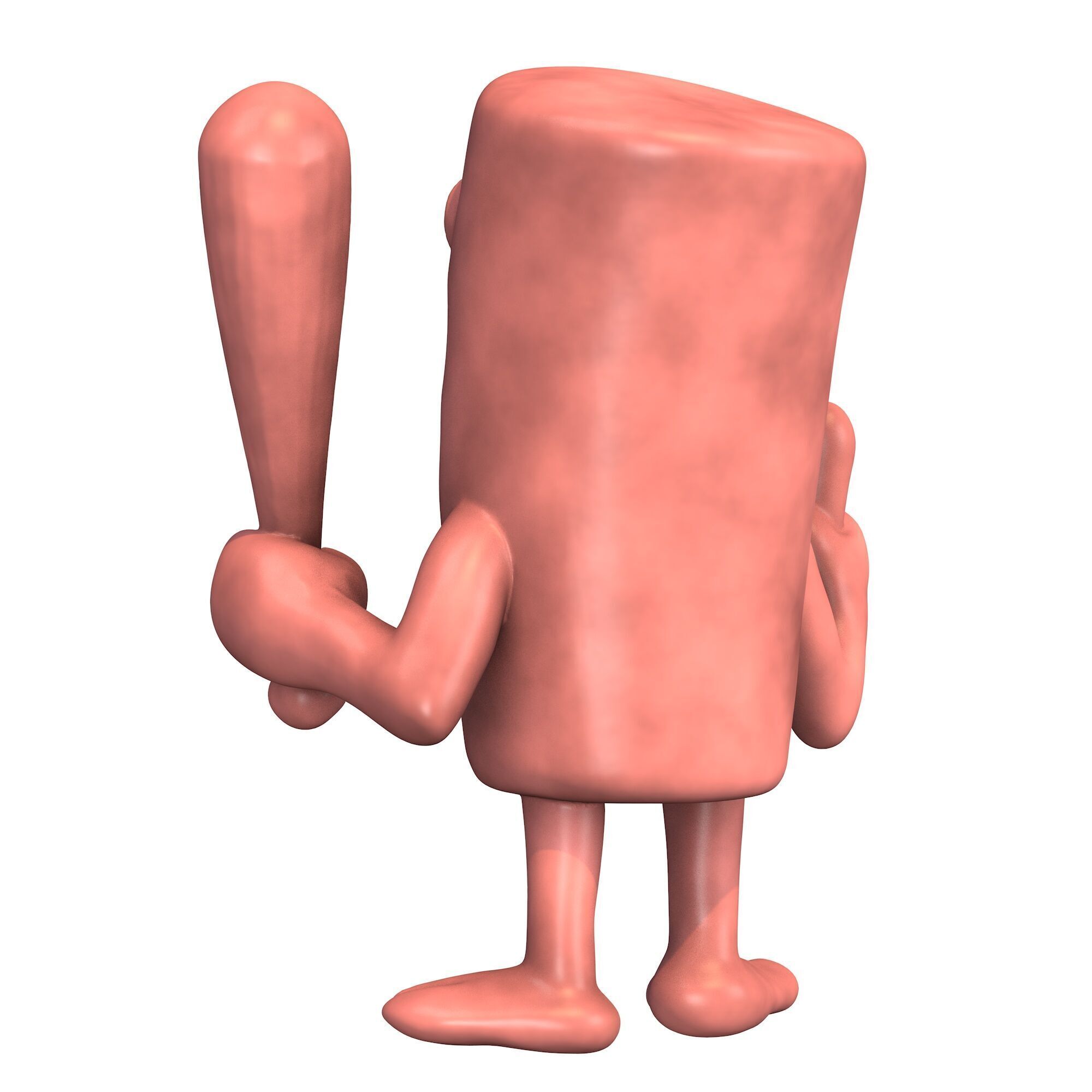 Tung Tung Tung Sahur 3D print model_3