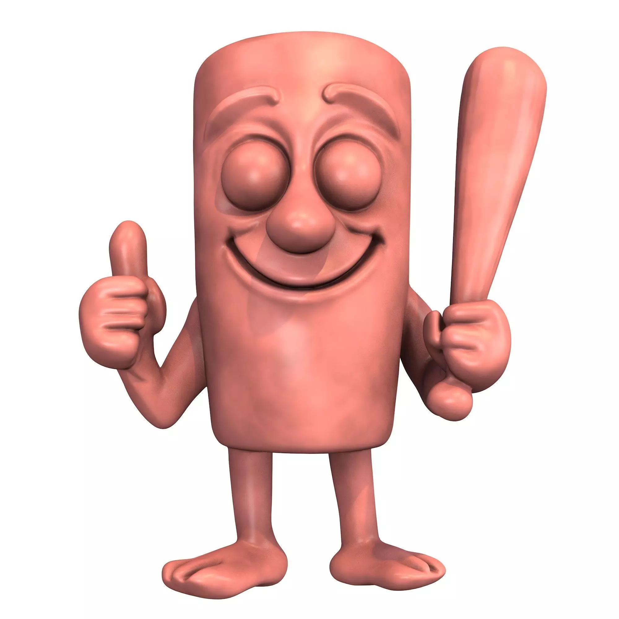 Tung Tung Tung Sahur 3D print model_0