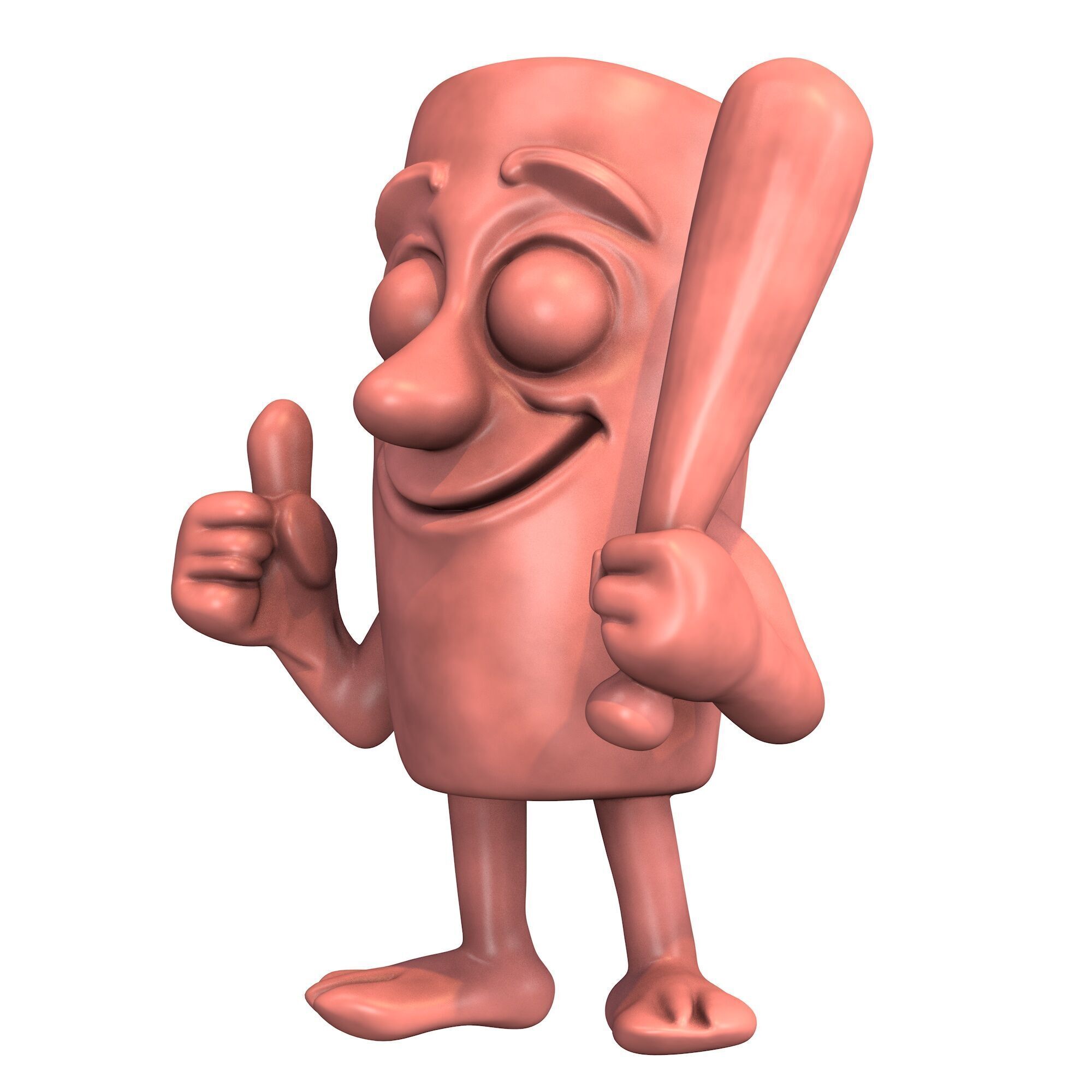 Tung Tung Tung Sahur 3D print model_1