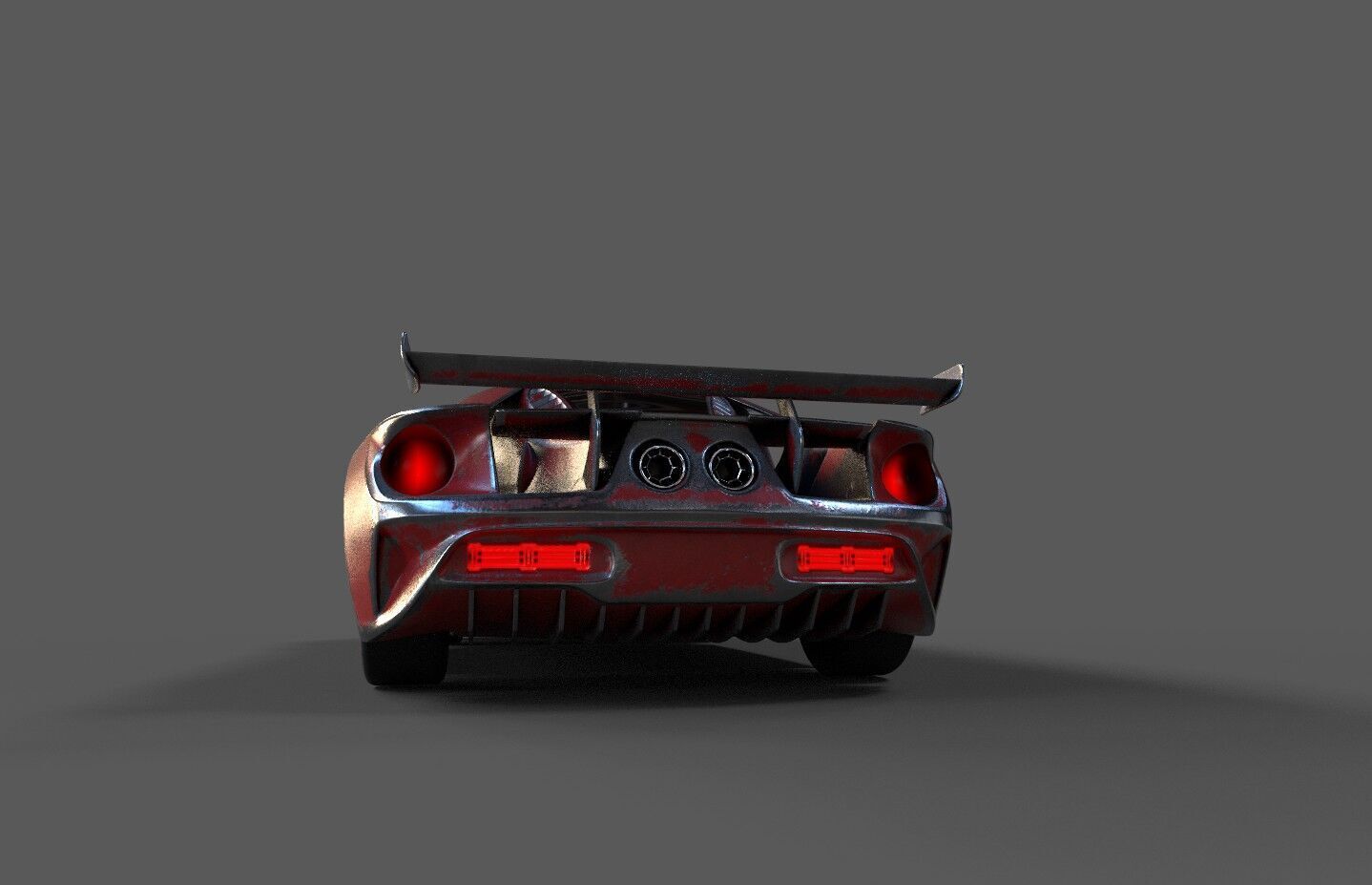 High-Quality 3D CarModel Low-poly 3D model_3