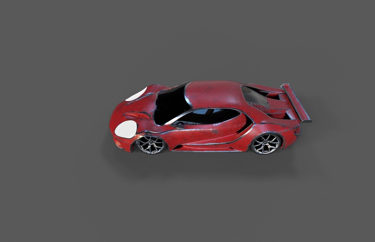 High-Quality 3D CarModel Low-poly 3D model_1