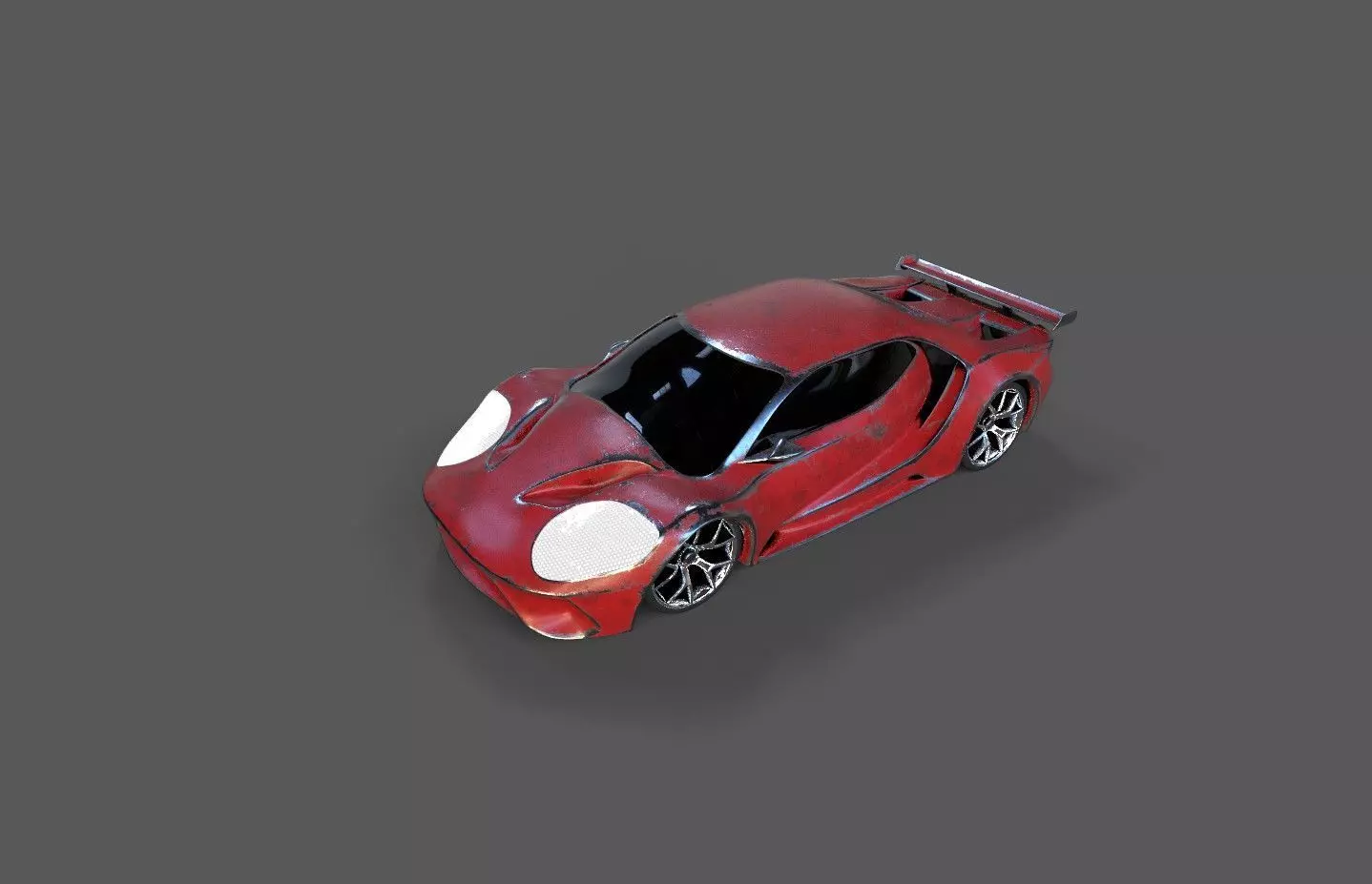 High-Quality 3D CarModel Low-poly 3D model_0