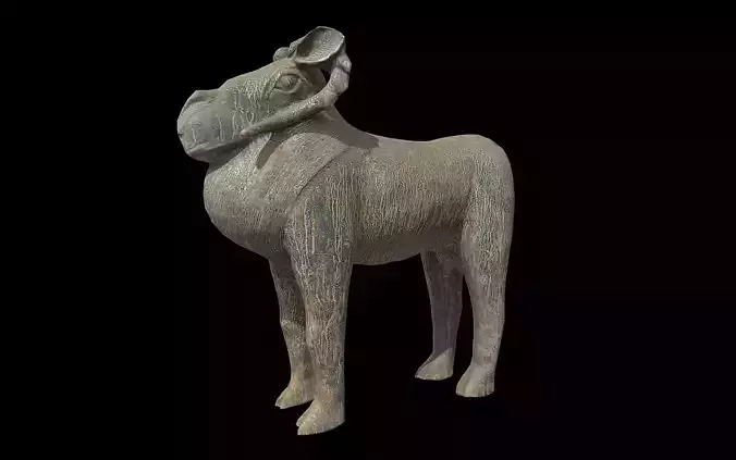 Benin Bronze Ram