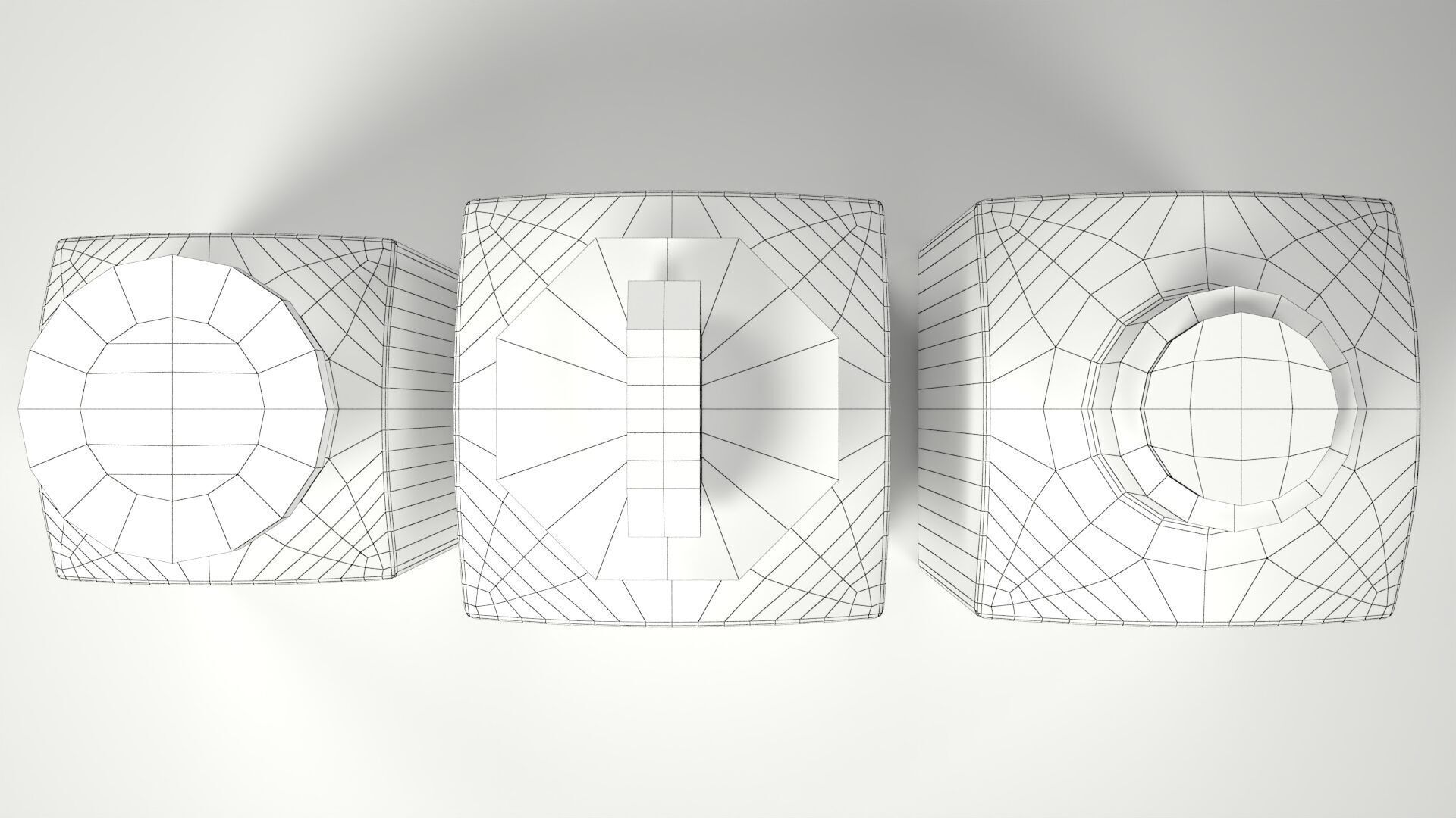 Old Apothecary Medicine Bottles Low-poly 3D model_5