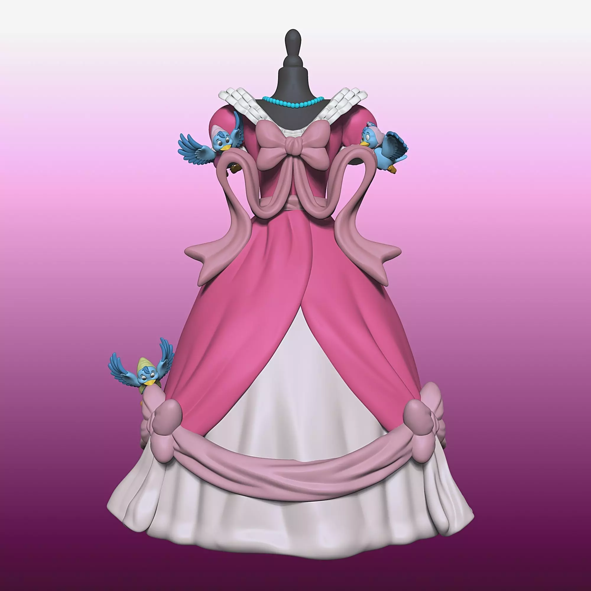 Cinderella Dress - 010 3D print model_0