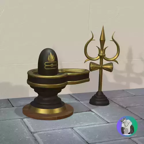 Lord Shiva Shivling Shivalingam Mahakal Idol 7 Inch