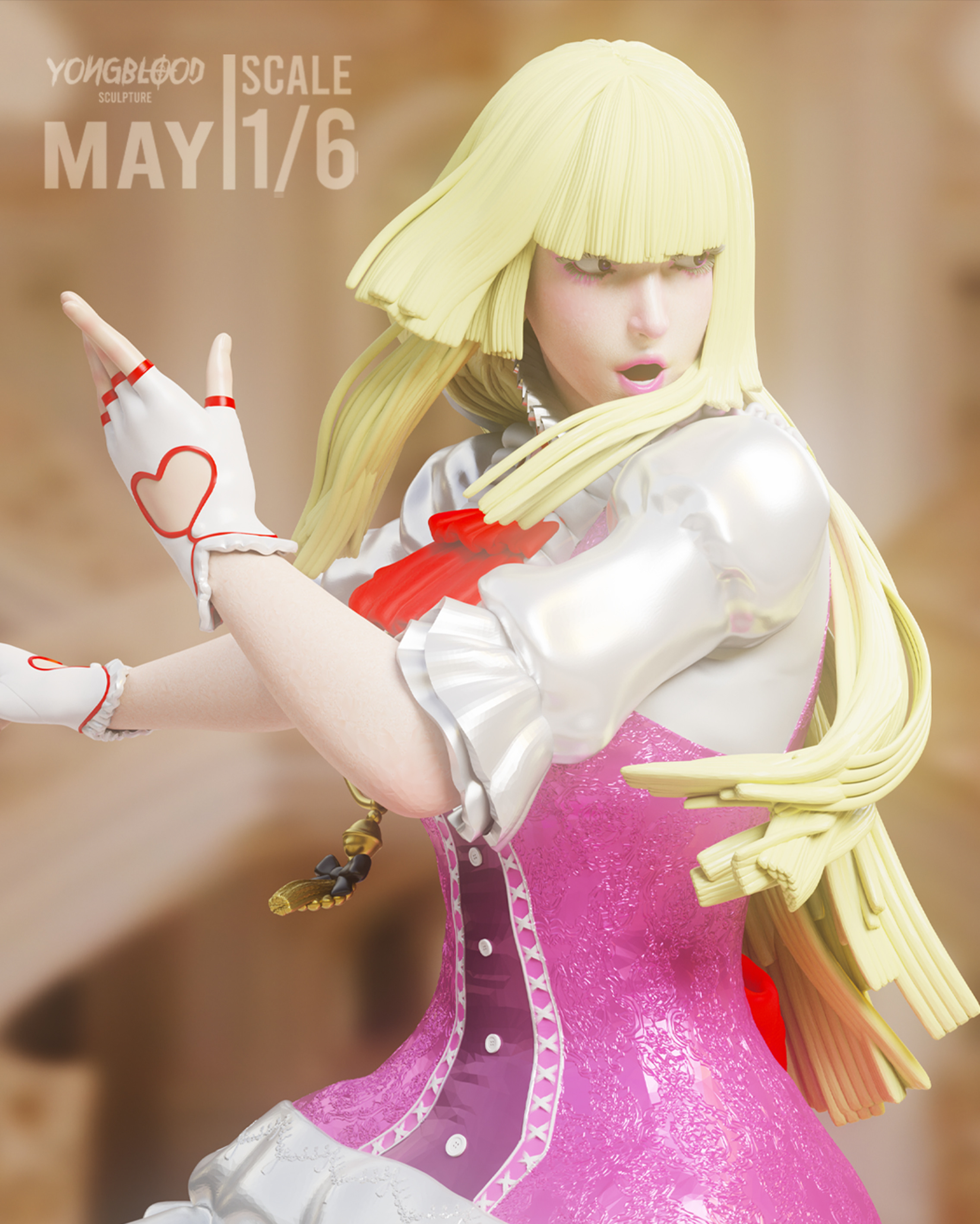 Lili Tekken 8 STL - Yongblood Sculpture 3D print model_3