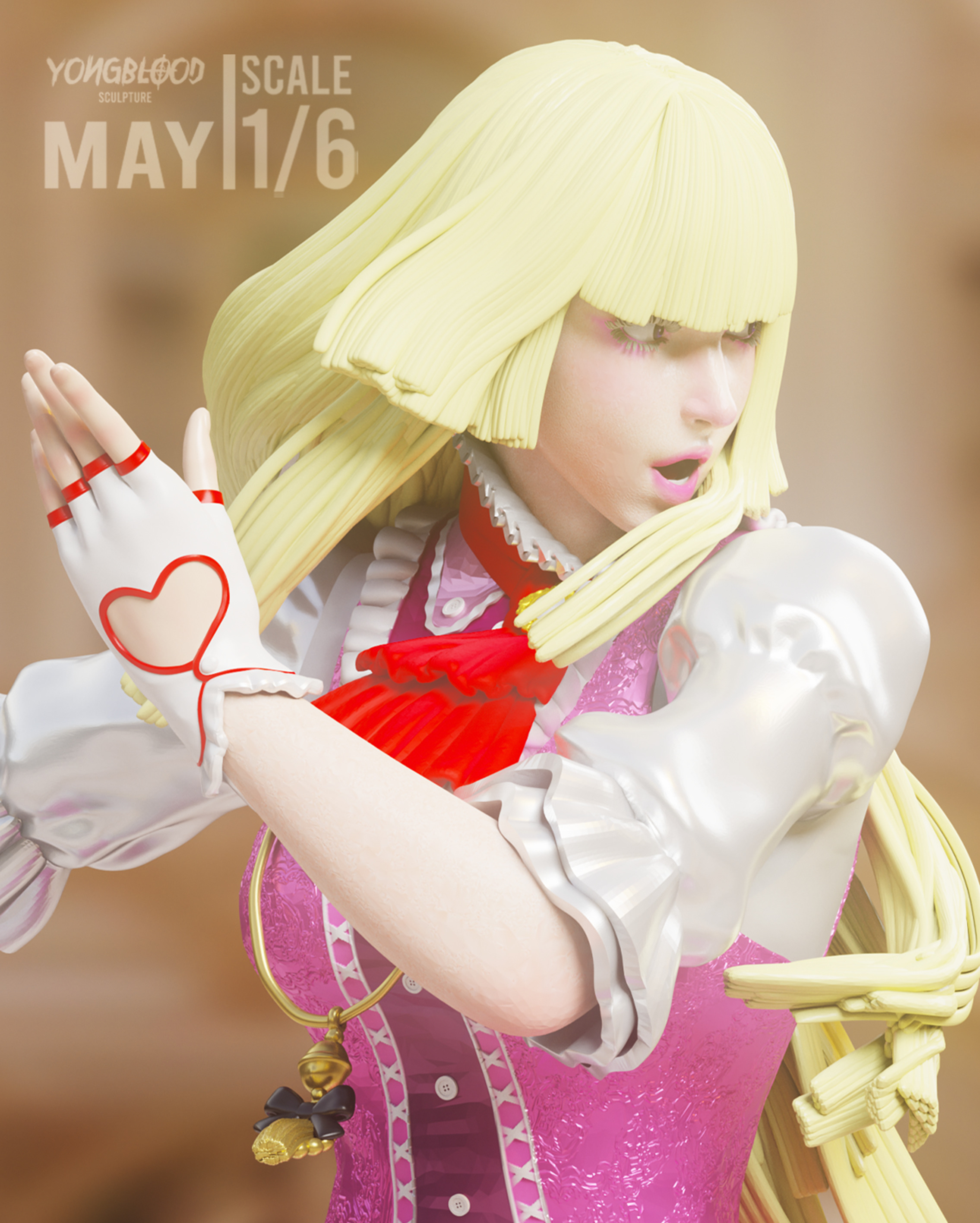 Lili Tekken 8 STL - Yongblood Sculpture 3D print model_5