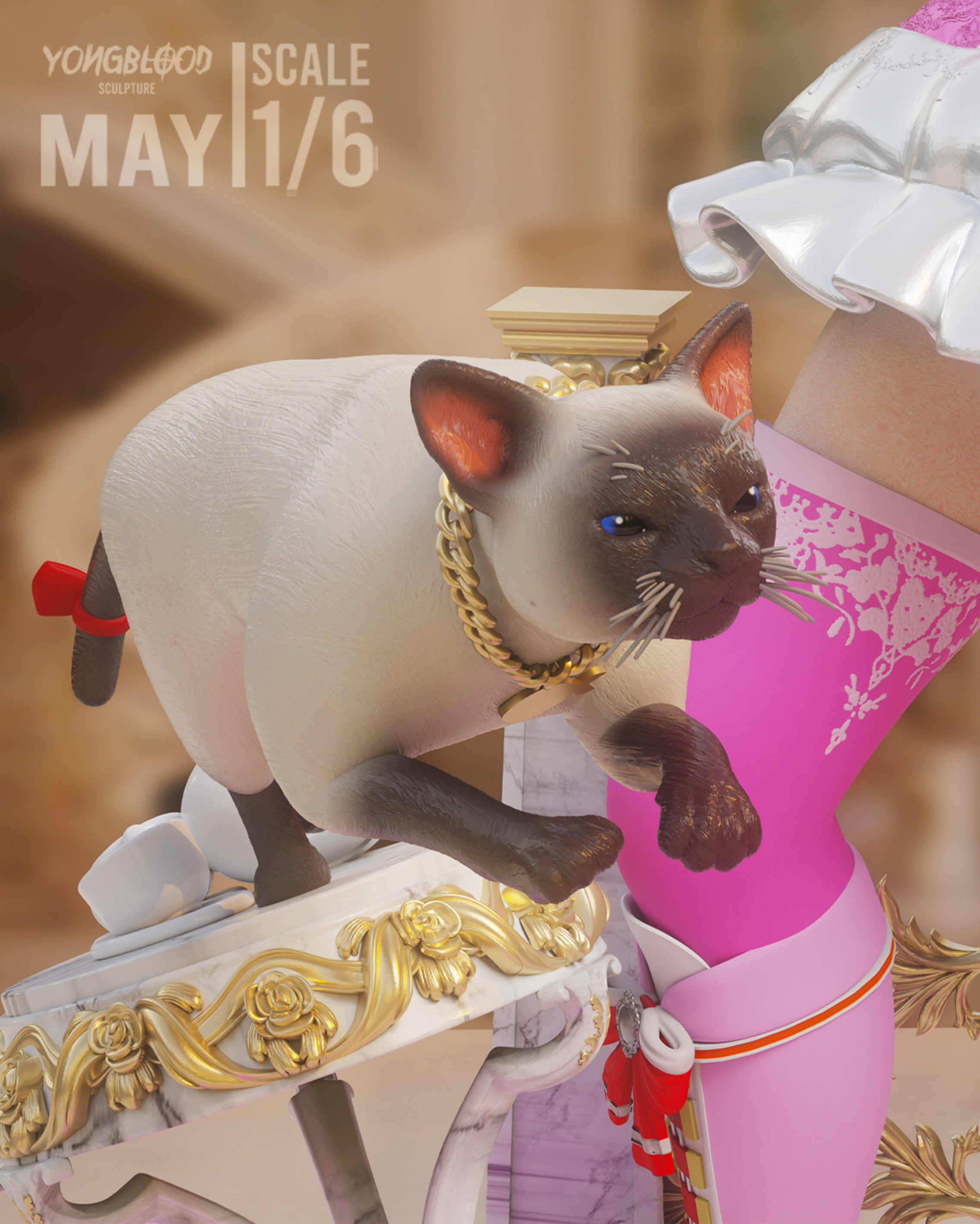 Lili Tekken 8 STL - Yongblood Sculpture 3D print model_7