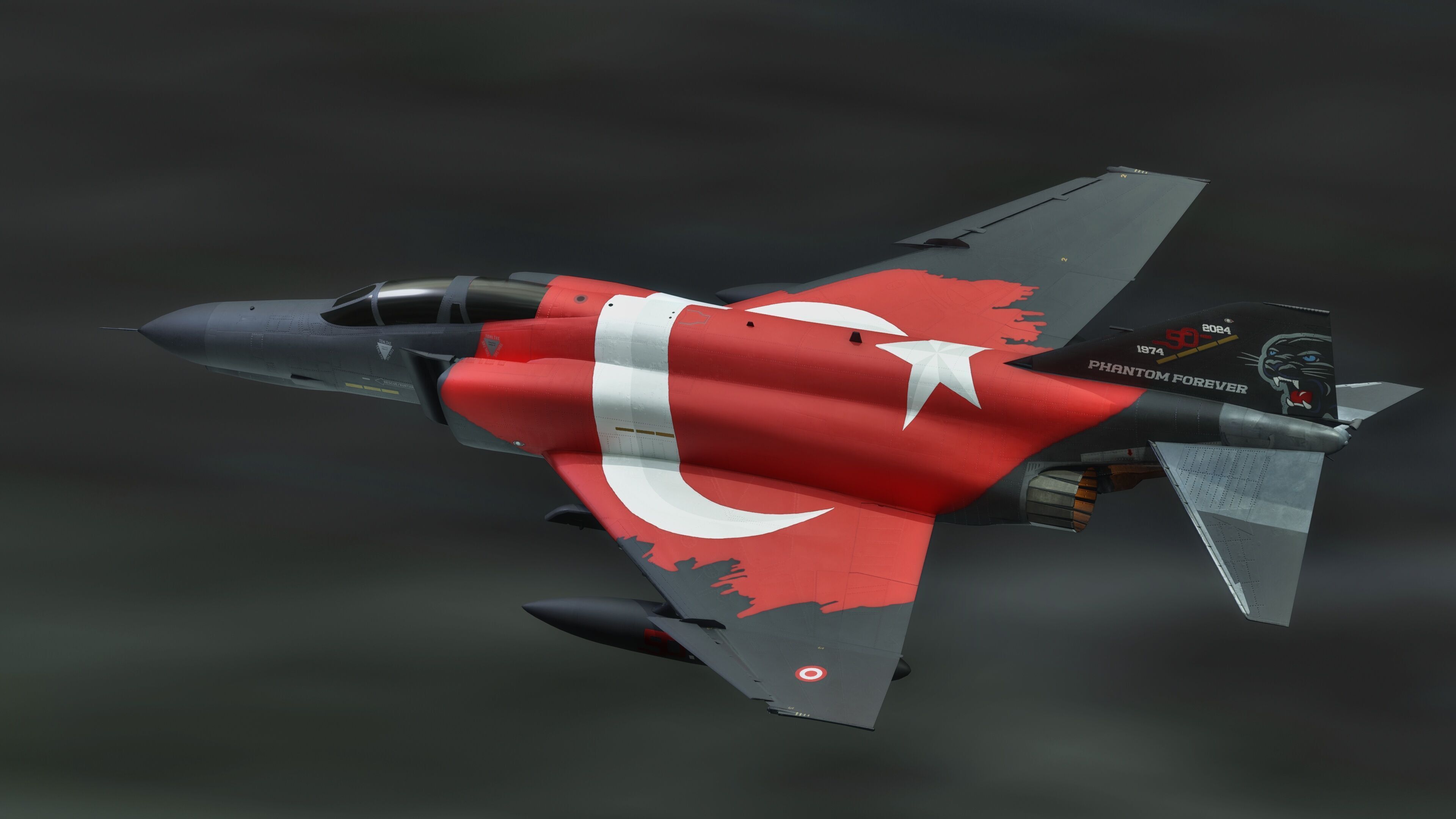 F4 Phantom 2-Turkey -Fully Rigged-High Resolution Textures Low-poly 3D model_2