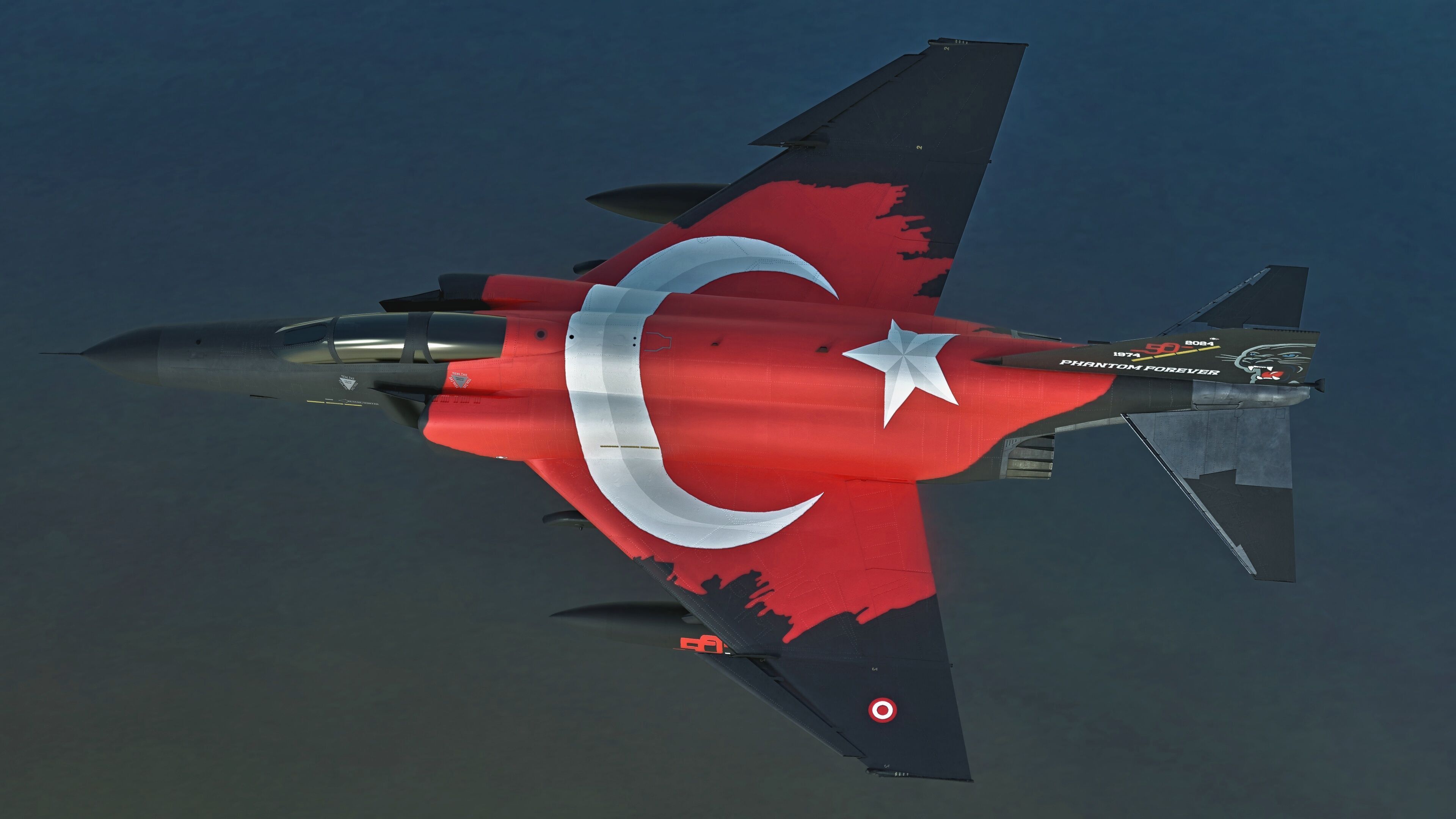 F4 Phantom 2-Turkey -Fully Rigged-High Resolution Textures Low-poly 3D model_3