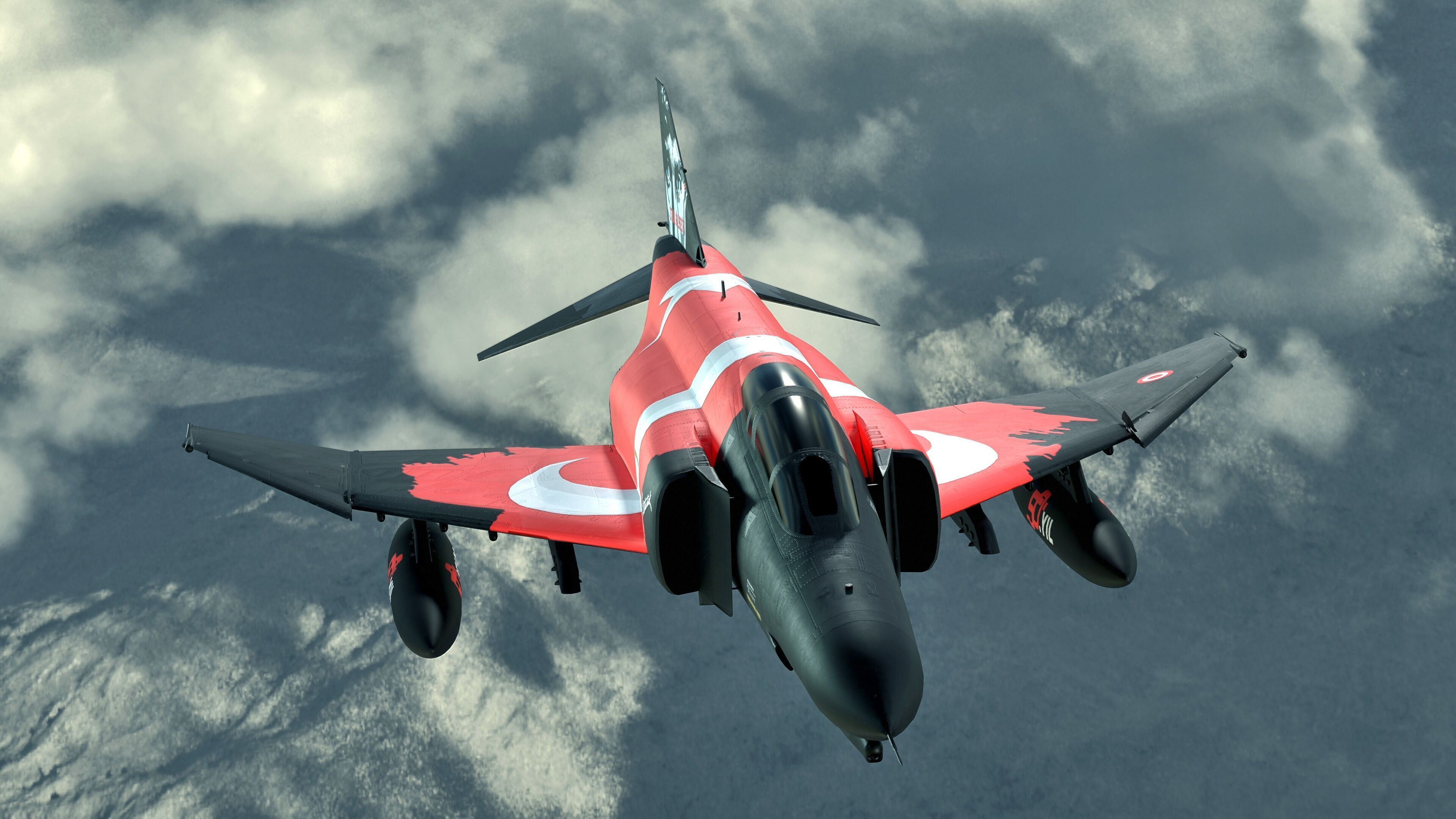 F4 Phantom 2-Turkey -Fully Rigged-High Resolution Textures Low-poly 3D model_11