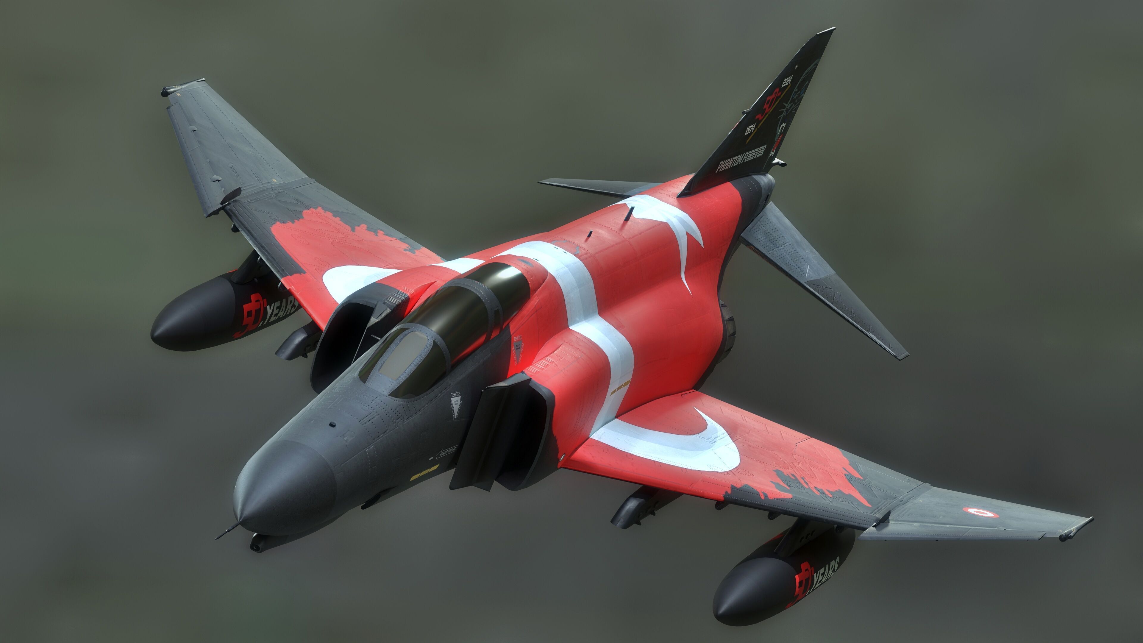 F4 Phantom 2-Turkey -Fully Rigged-High Resolution Textures Low-poly 3D model_6