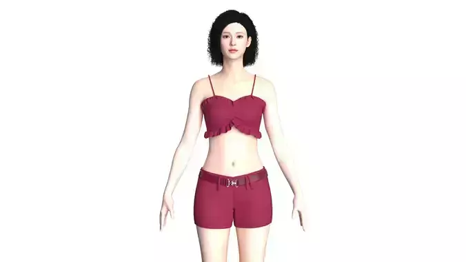 Girls Bralette With Shorts