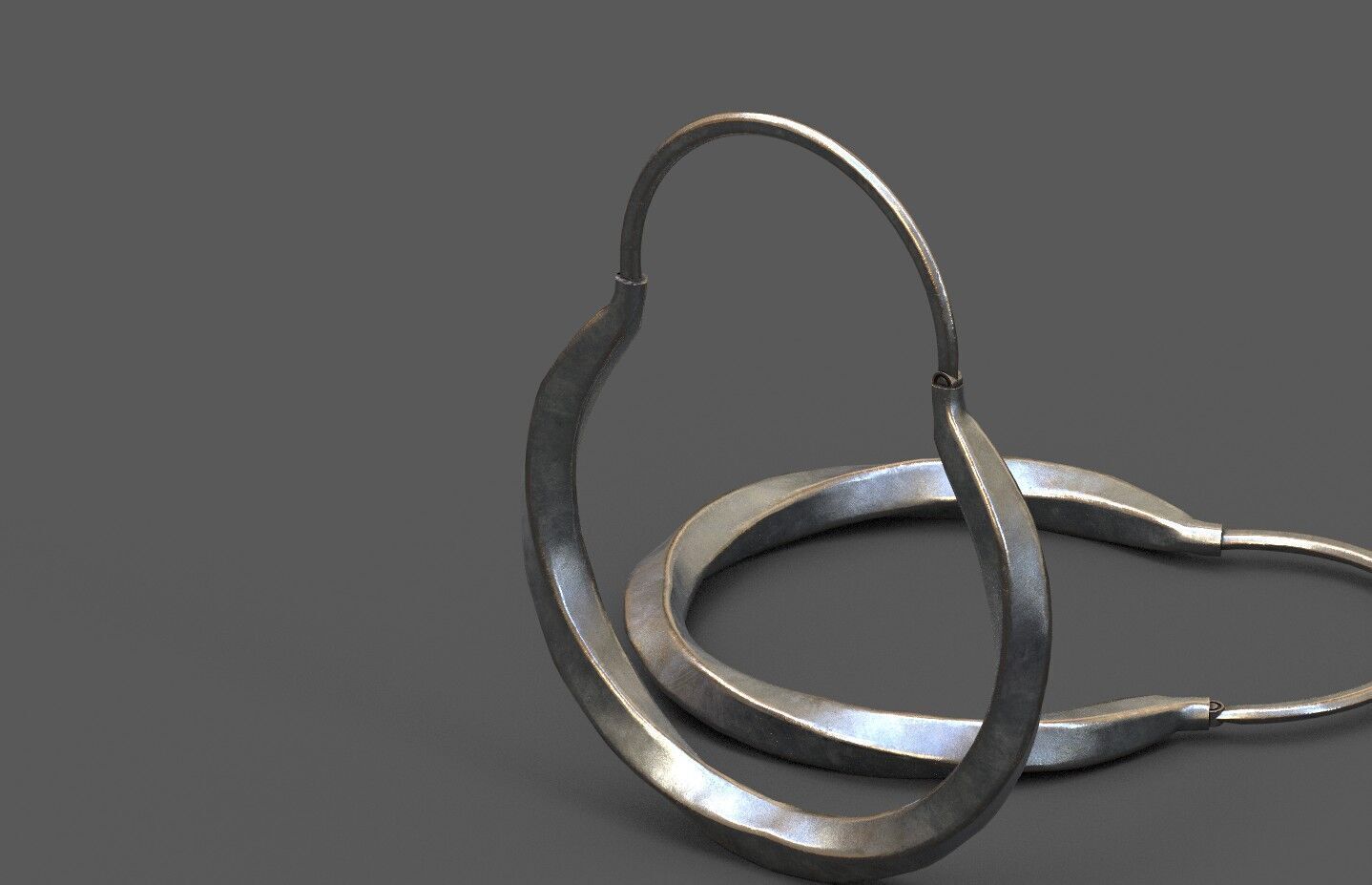 High-Quality 3D Earrings Model Pack 4 Low-poly 3D model_15