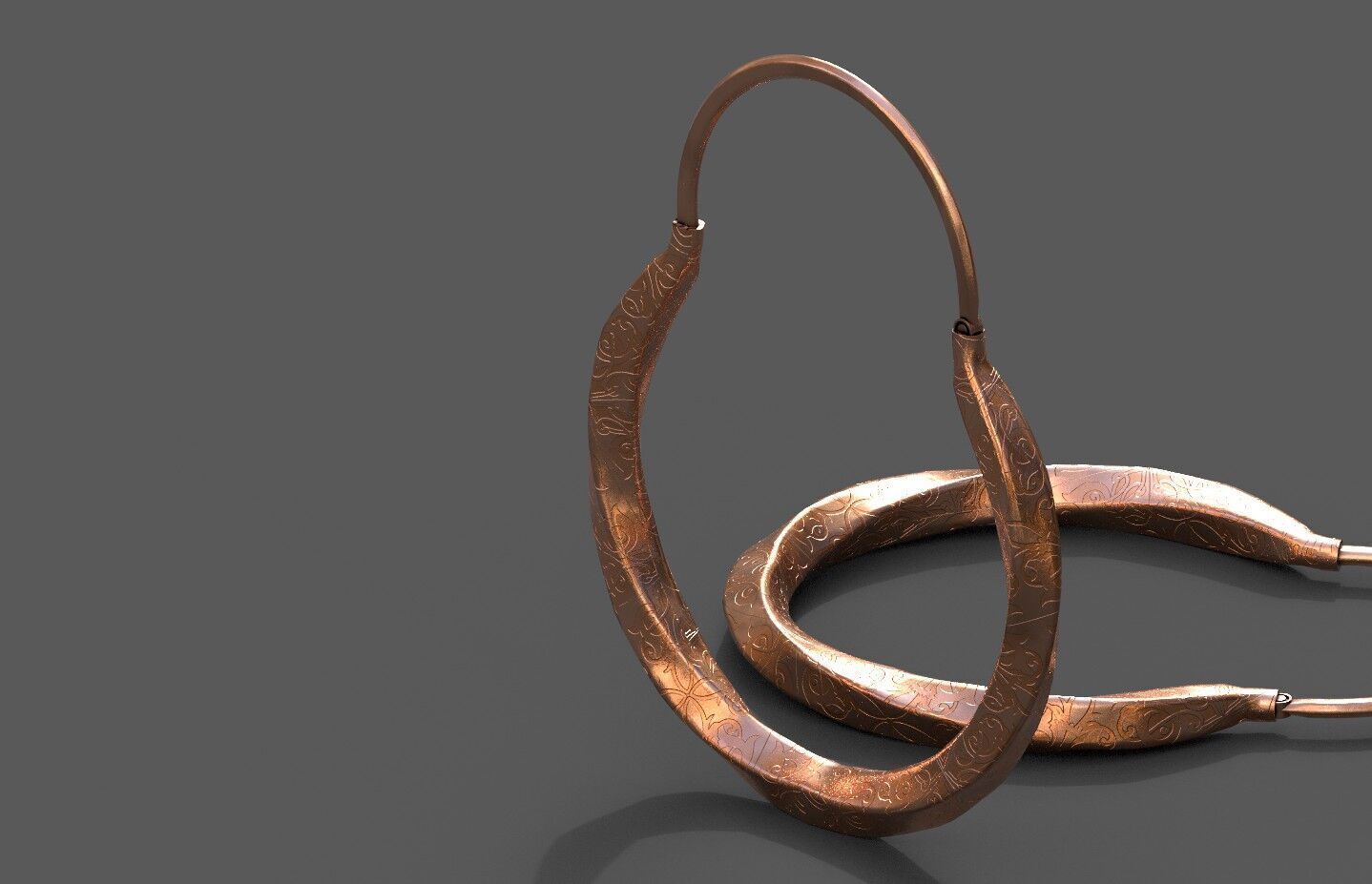 High-Quality 3D Earrings Model Pack 4 Low-poly 3D model_20