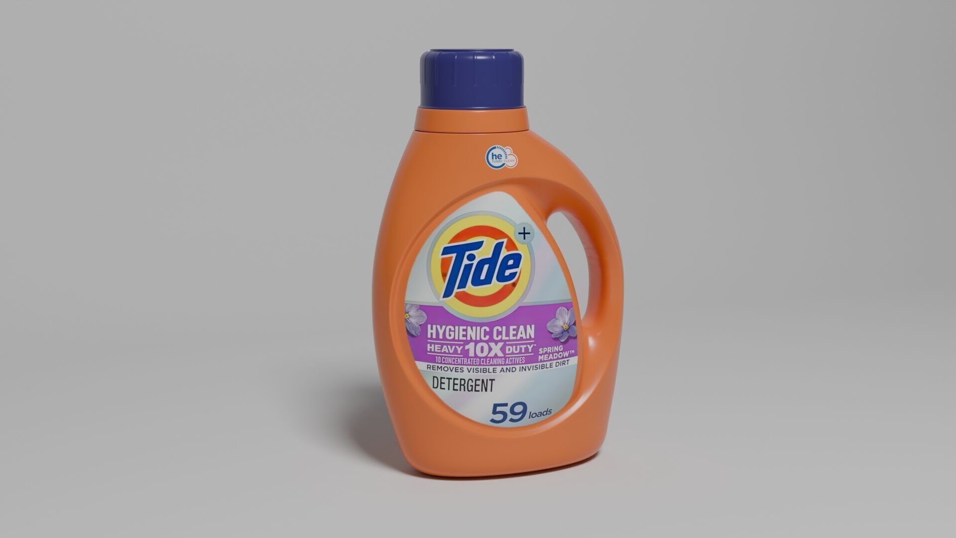 Tide bathroom cleaner bottle 3D model_1