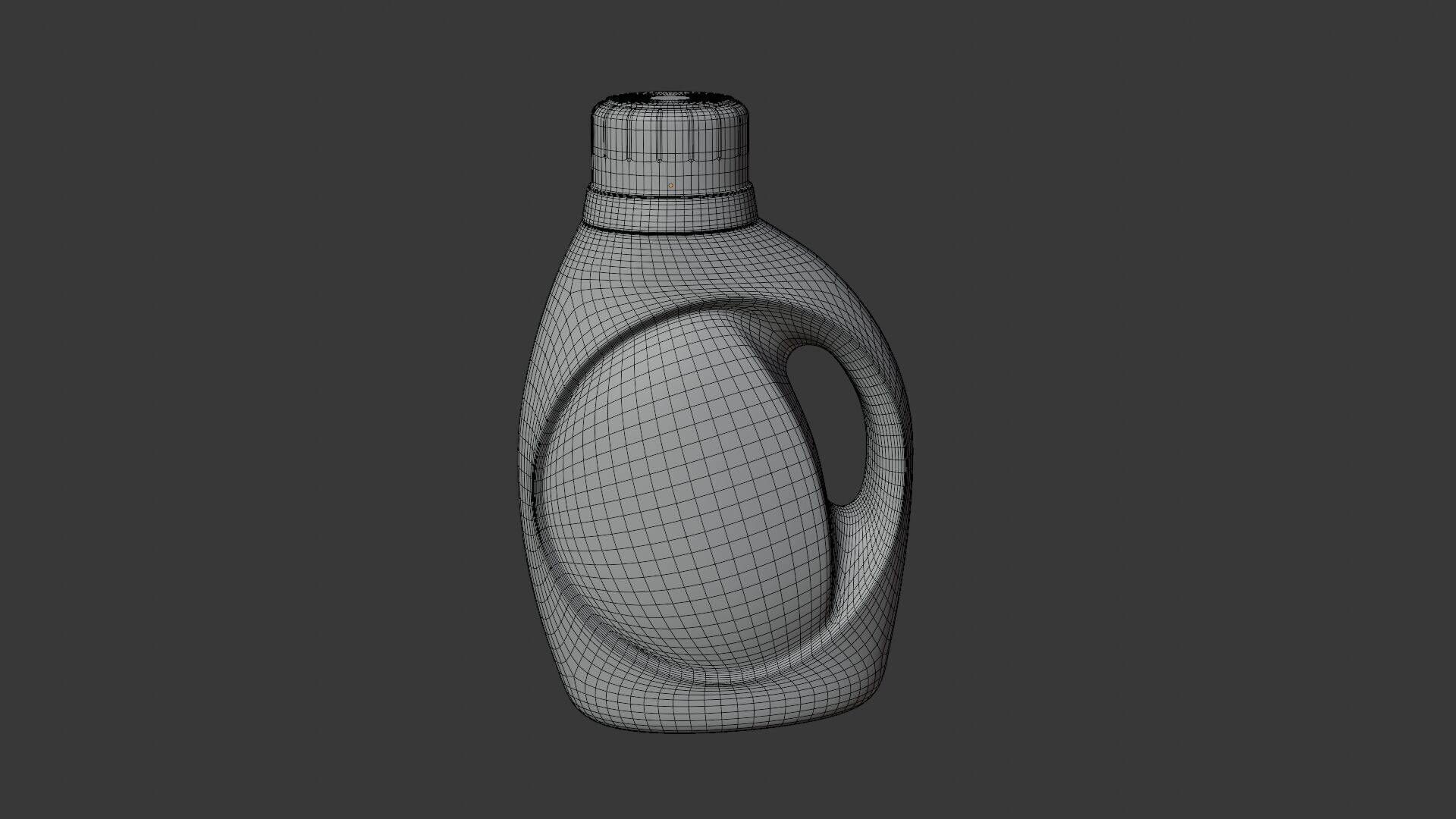 Tide bathroom cleaner bottle 3D model_5