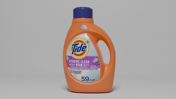 Tide bathroom cleaner bottle 3D model