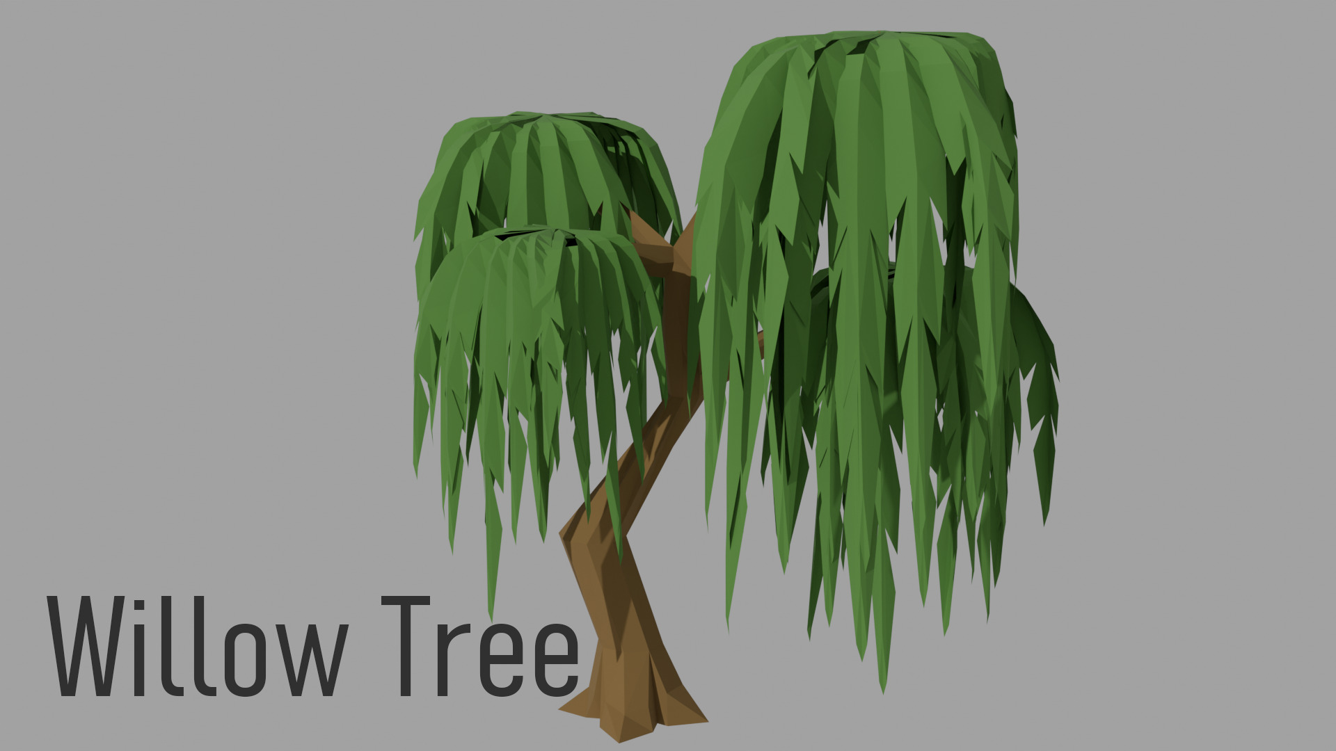 Low poly Tree Pack - 14 Species  Low-poly 3D model_14