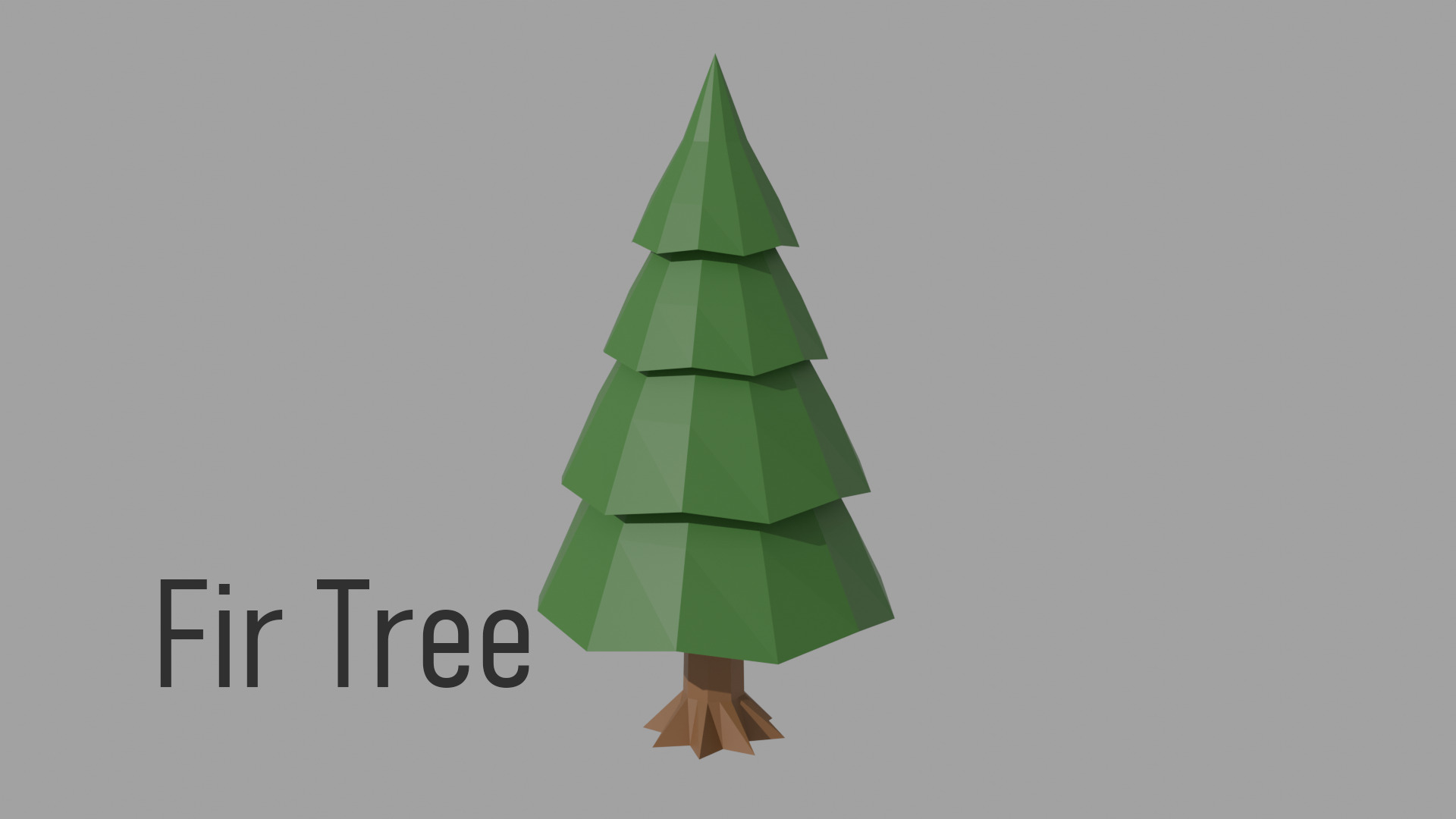 Low poly Tree Pack - 14 Species  Low-poly 3D model_8