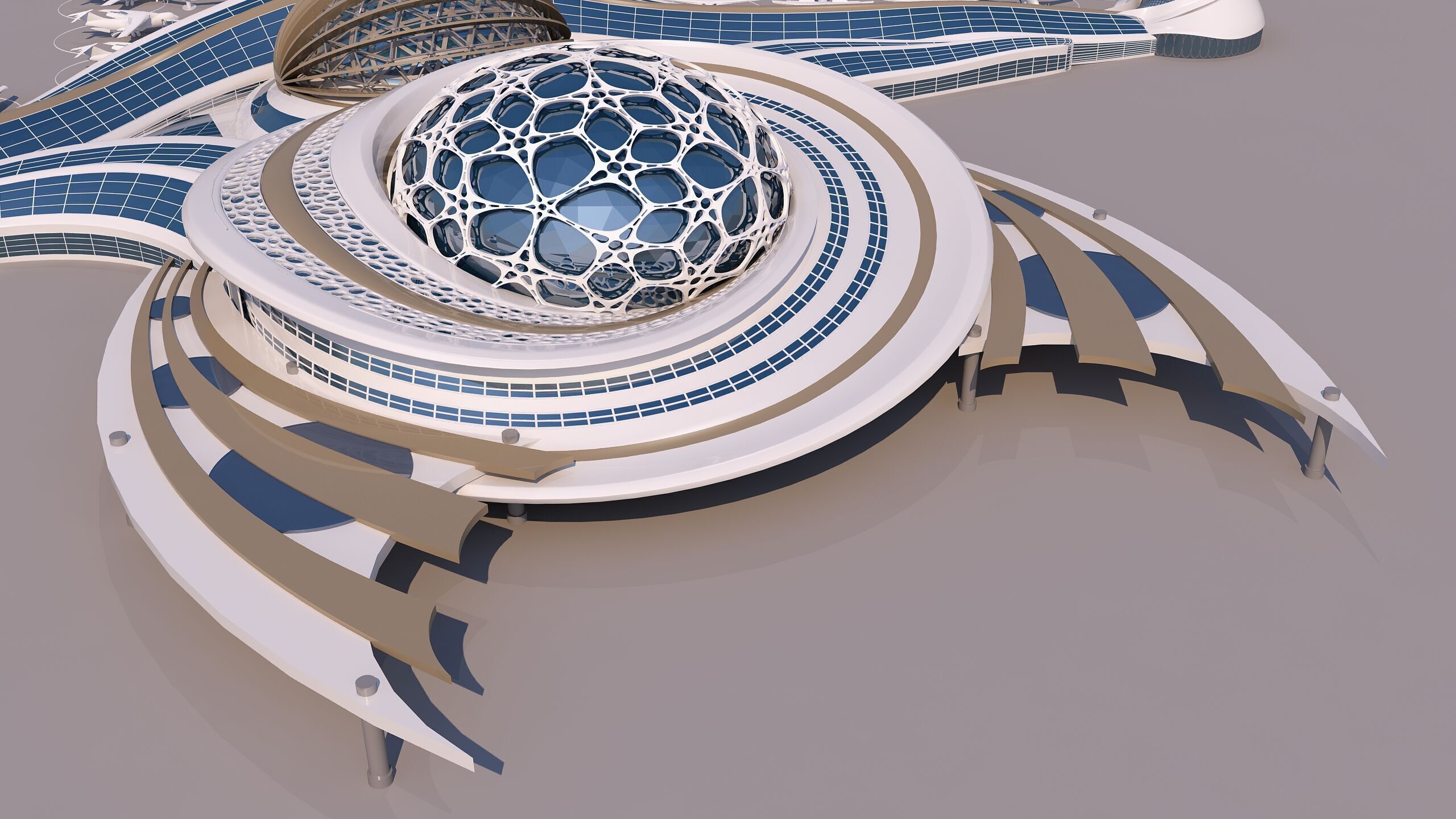 0303 - Airport Architecture Building - 2D Drawings - 3D Files 3D model_8