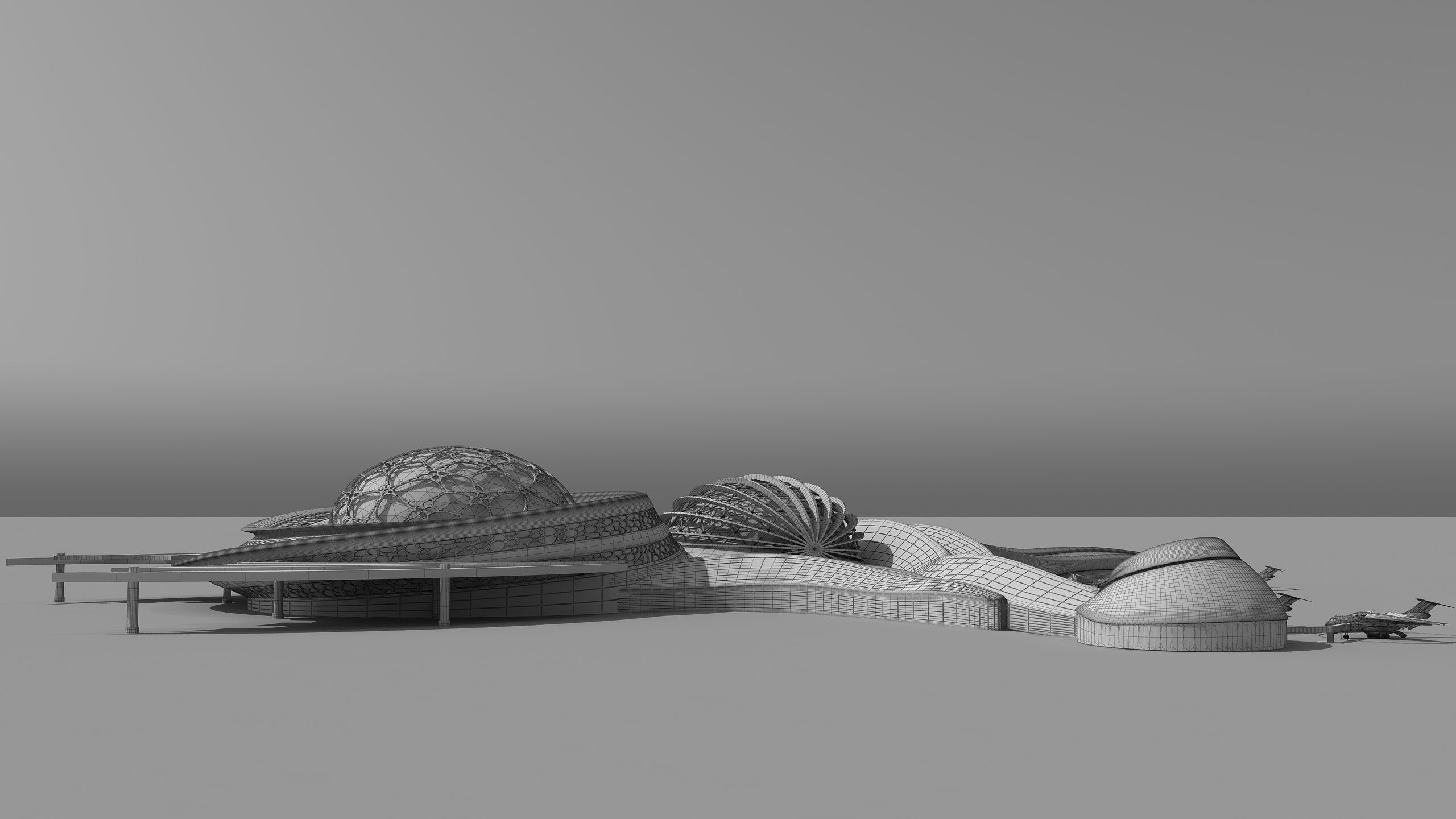 0303 - Airport Architecture Building - 2D Drawings - 3D Files 3D model_20